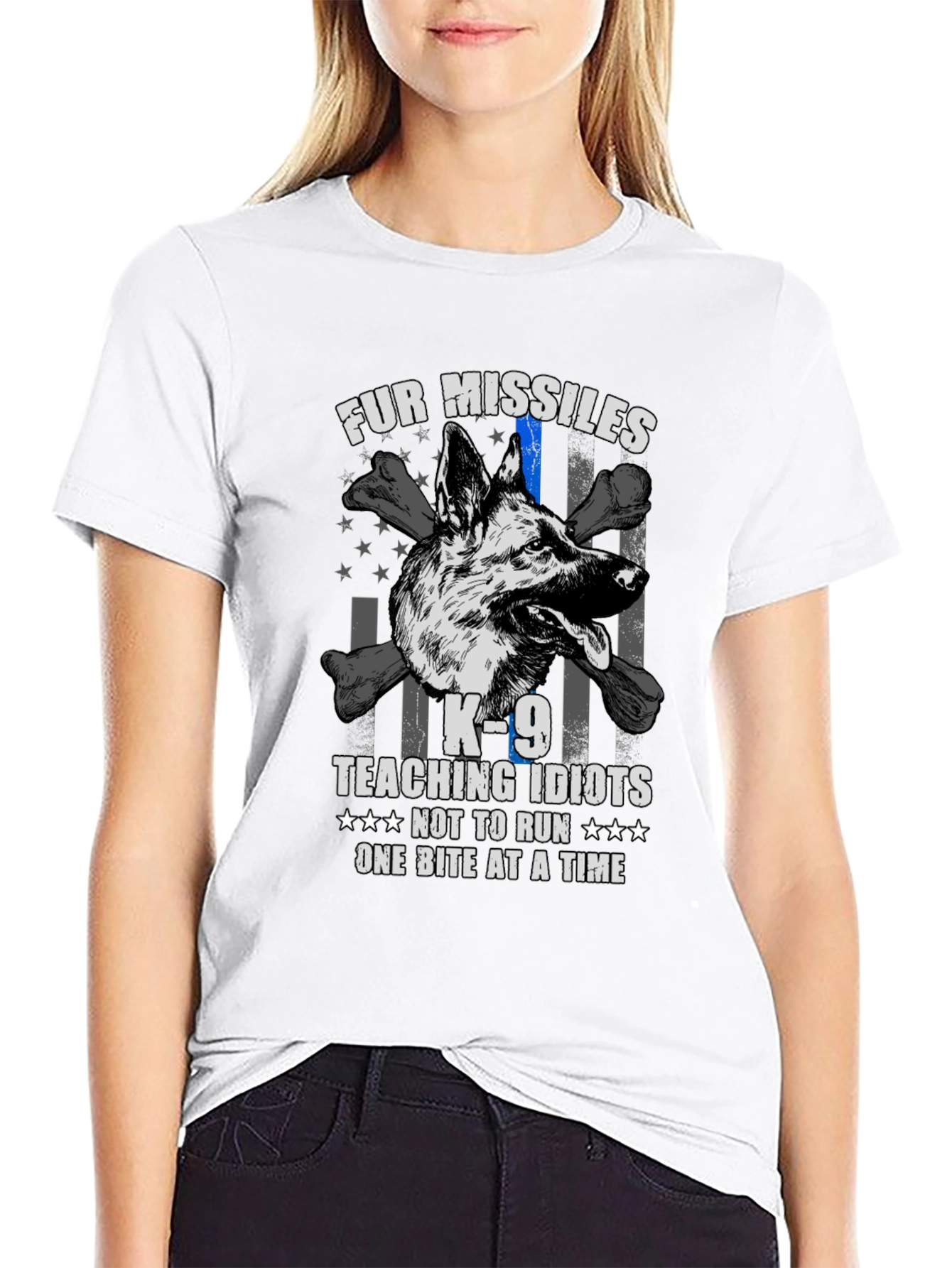 K-9 Fur Missiles Dog T-Shirt