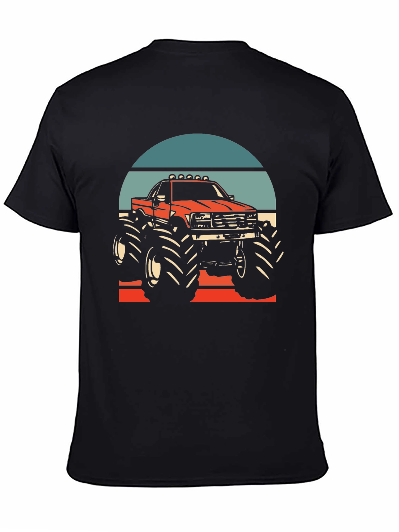 Monster Truck Graphic Tee - Retro Design