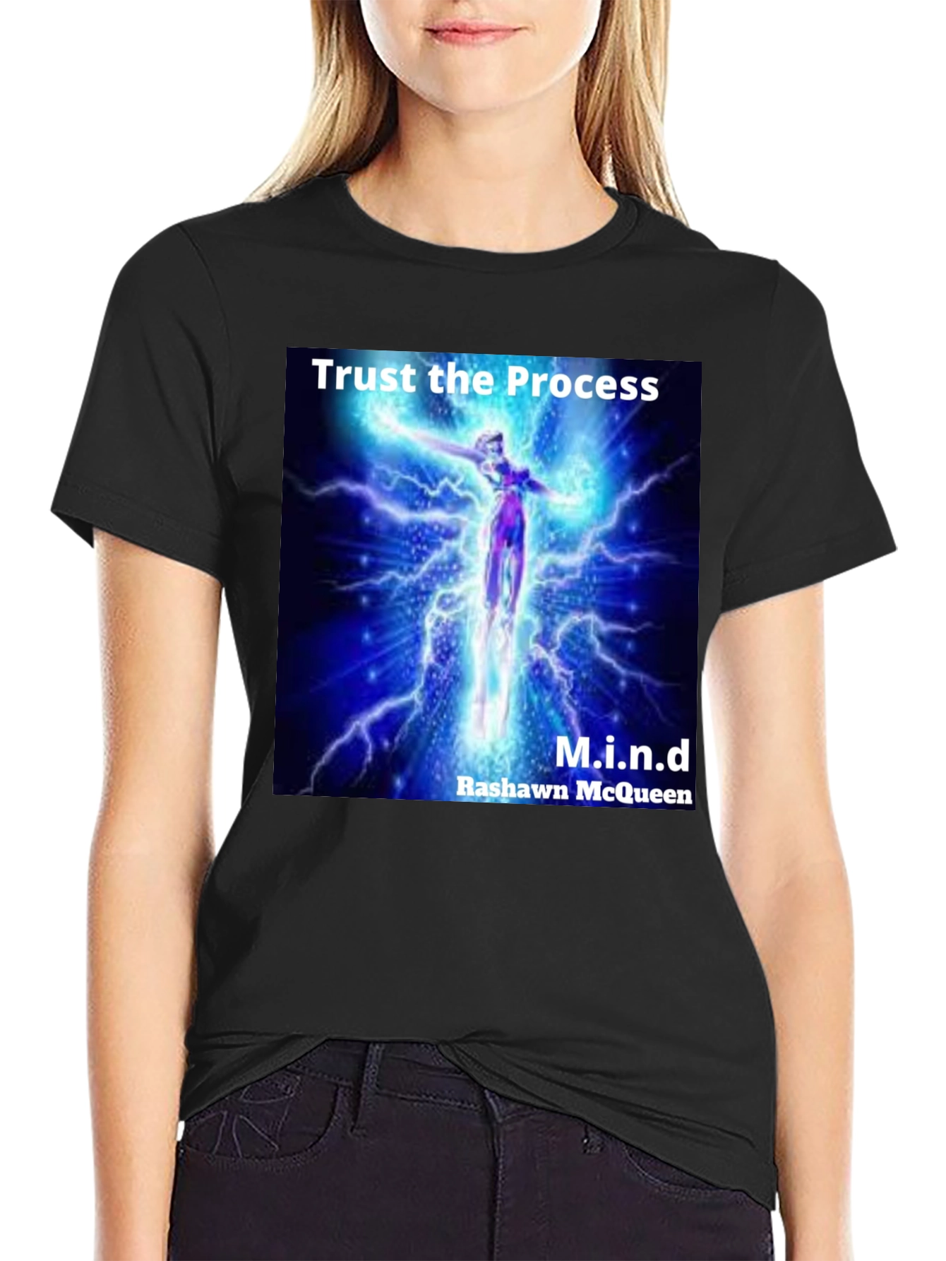 Trust the Process Graphic Black Tee