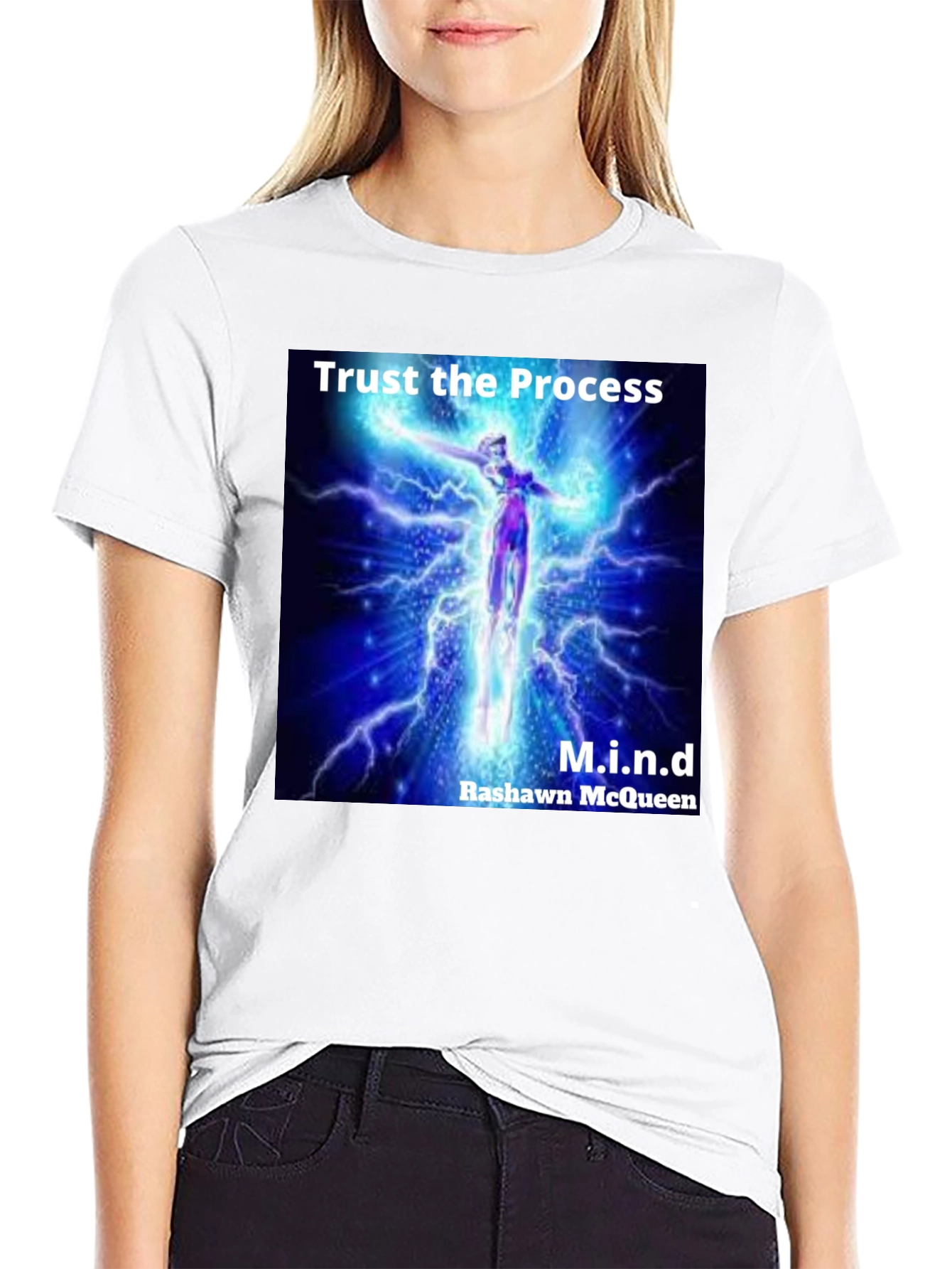 Trust the Process Graphic Black Tee