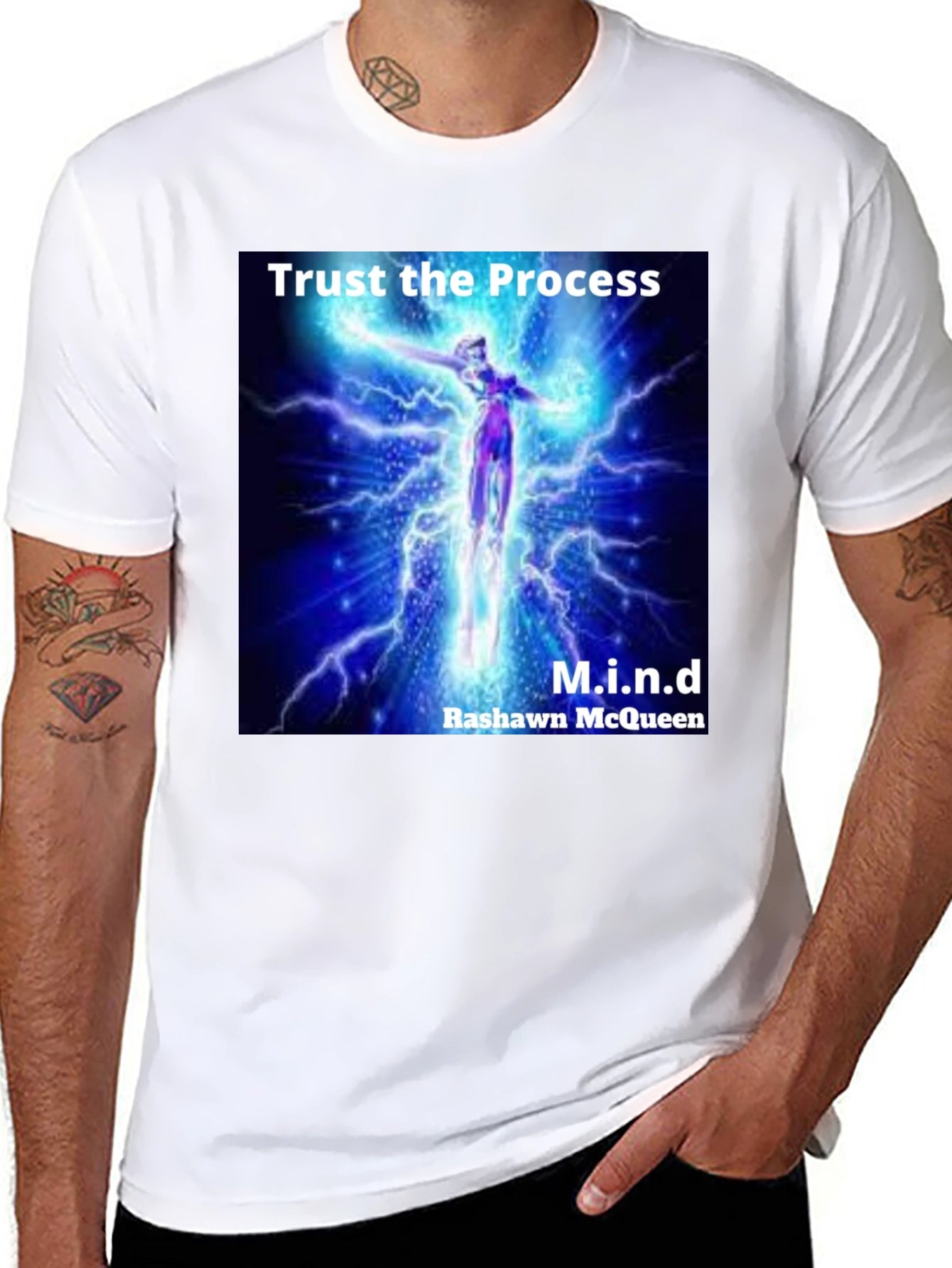 Trust the Process Graphic Black Tee