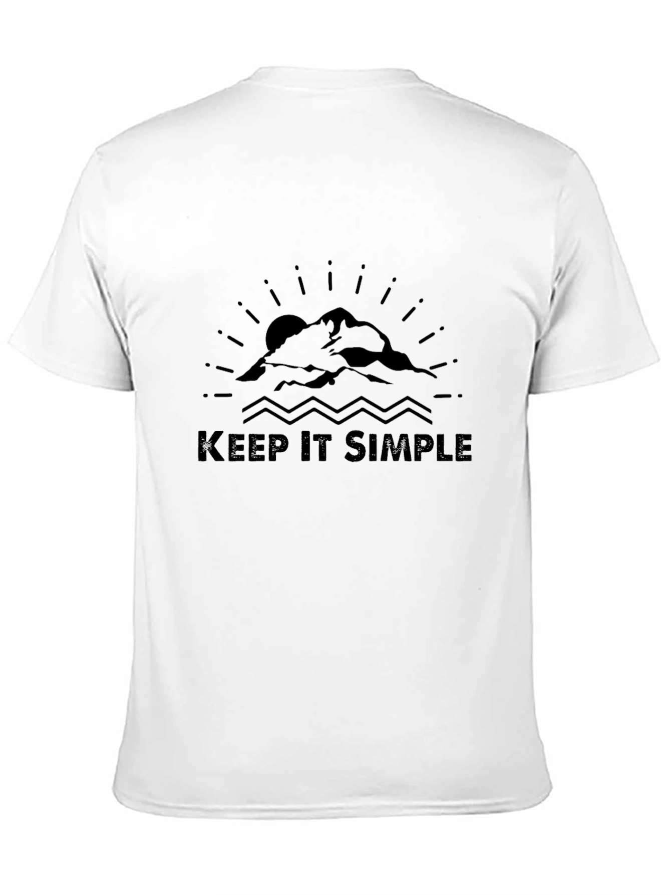 Keep It Simple Mountain Graphic Tee