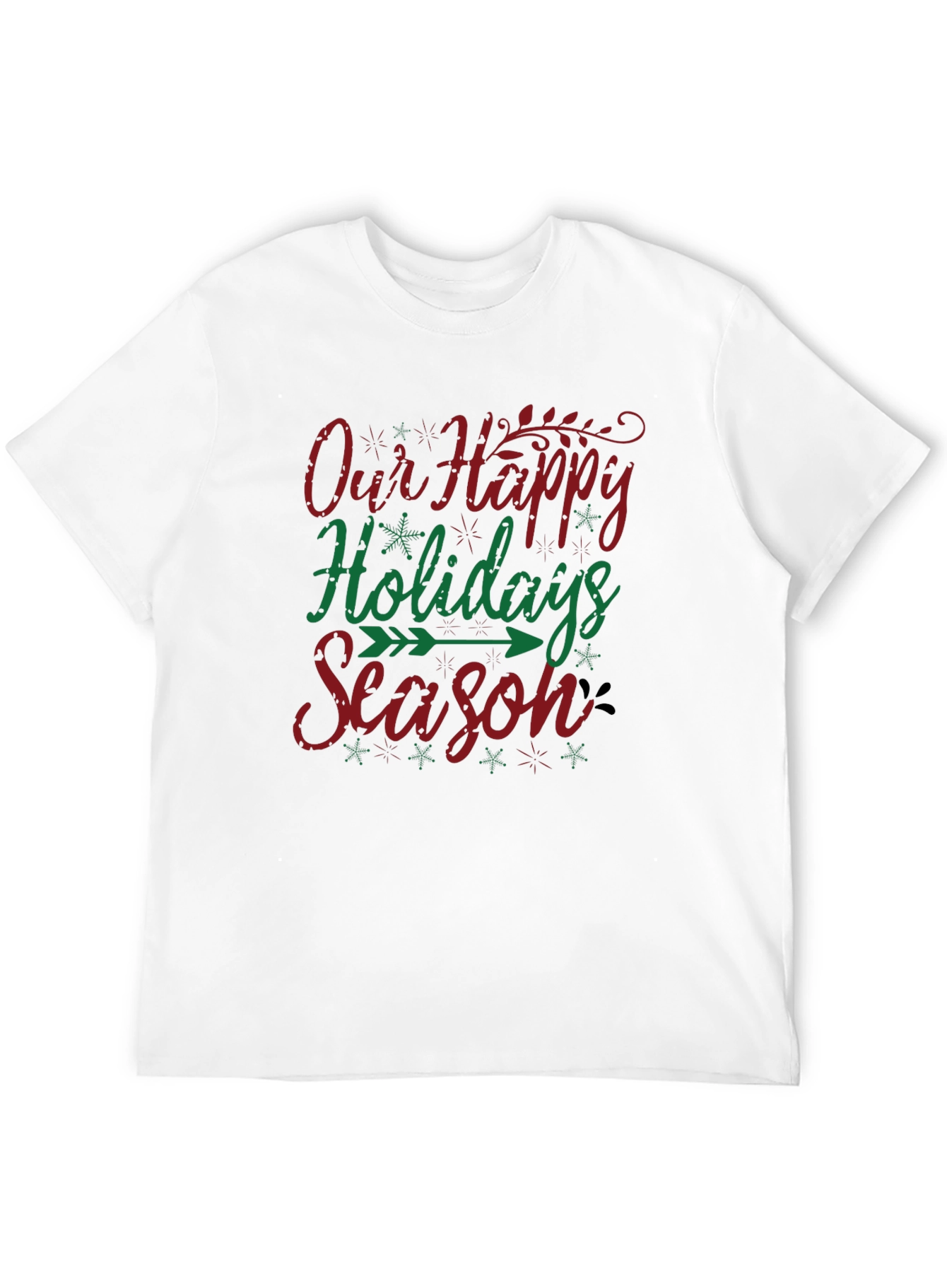 Happy Holidays Season T-Shirt Festive Holiday Apparel