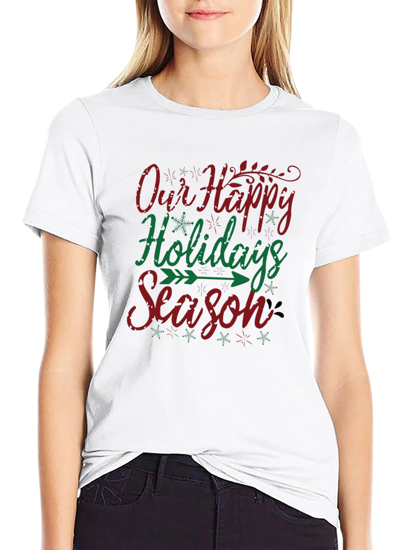 Happy Holidays Season T-Shirt Festive Holiday Apparel