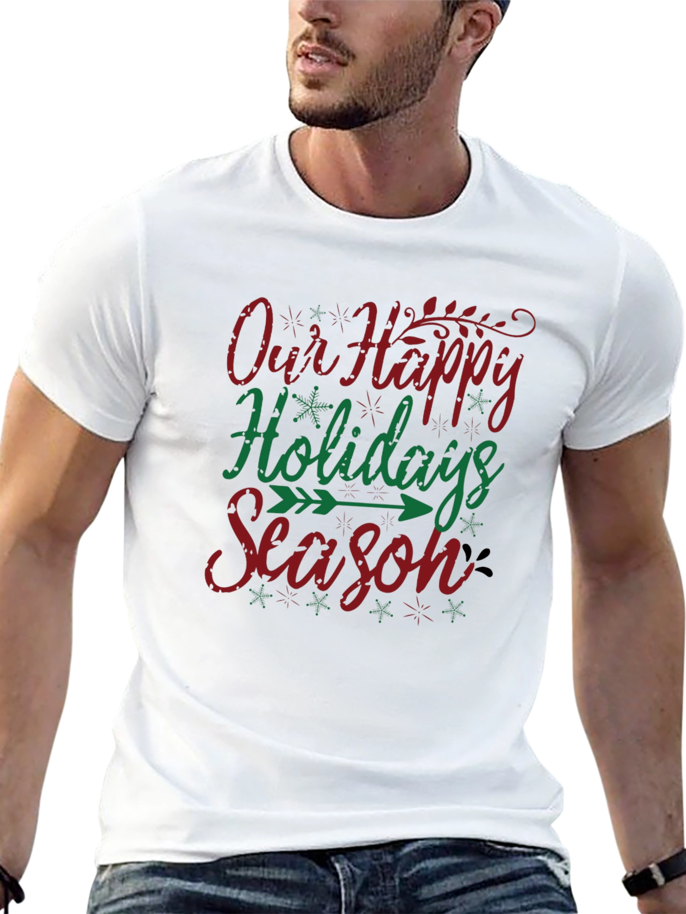 Happy Holidays Season T-Shirt Festive Holiday Apparel