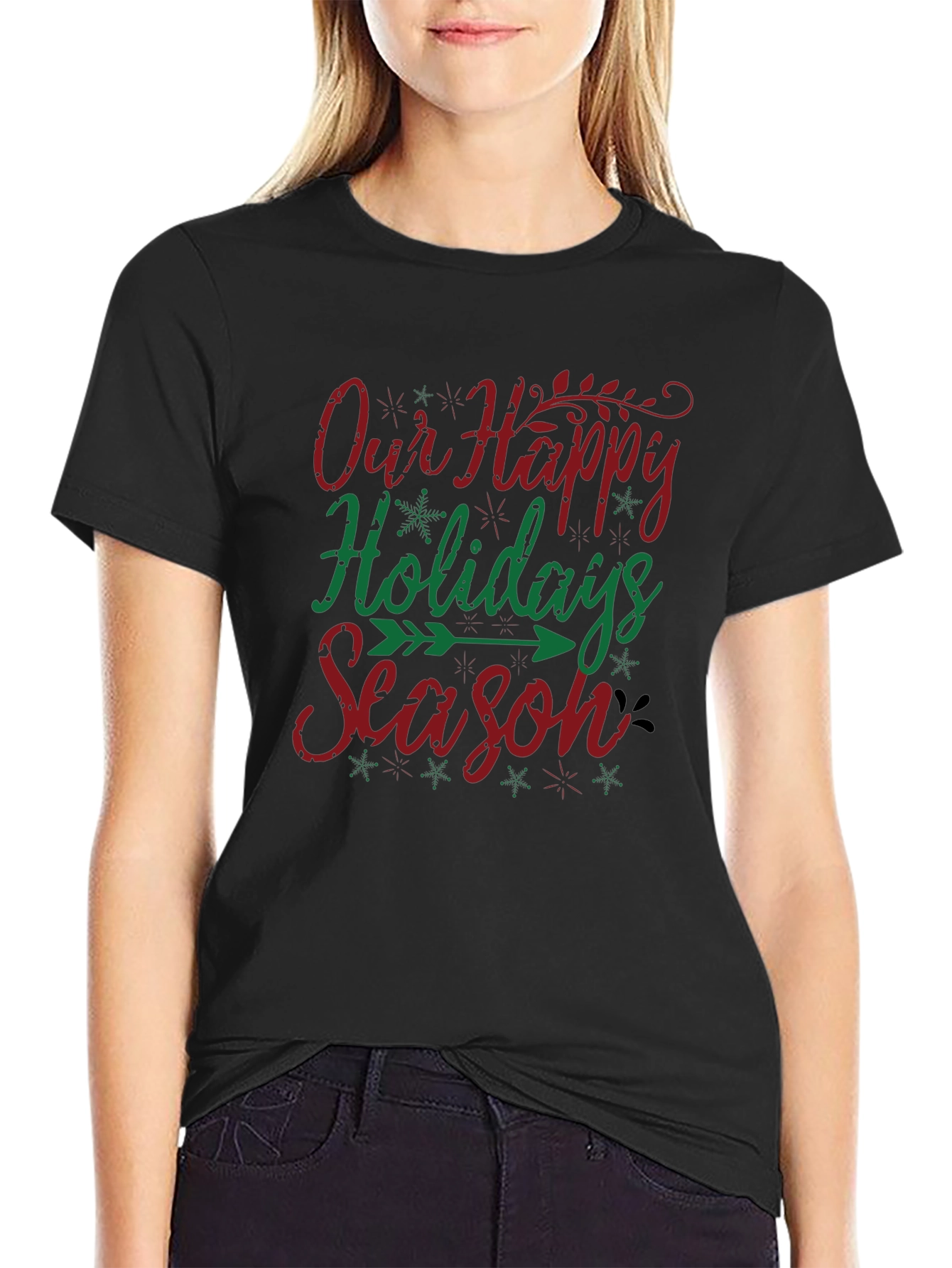 Happy Holidays Season T-Shirt Festive Holiday Apparel