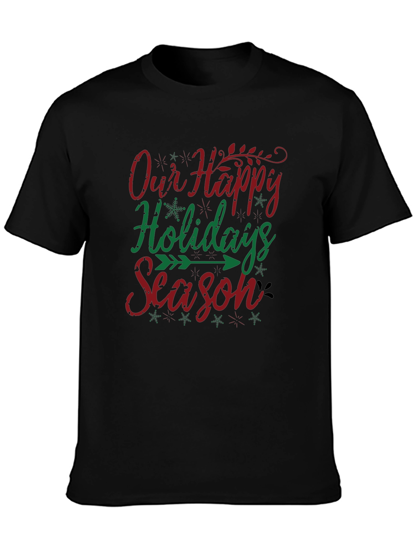 Happy Holidays Season T-Shirt Festive Holiday Apparel