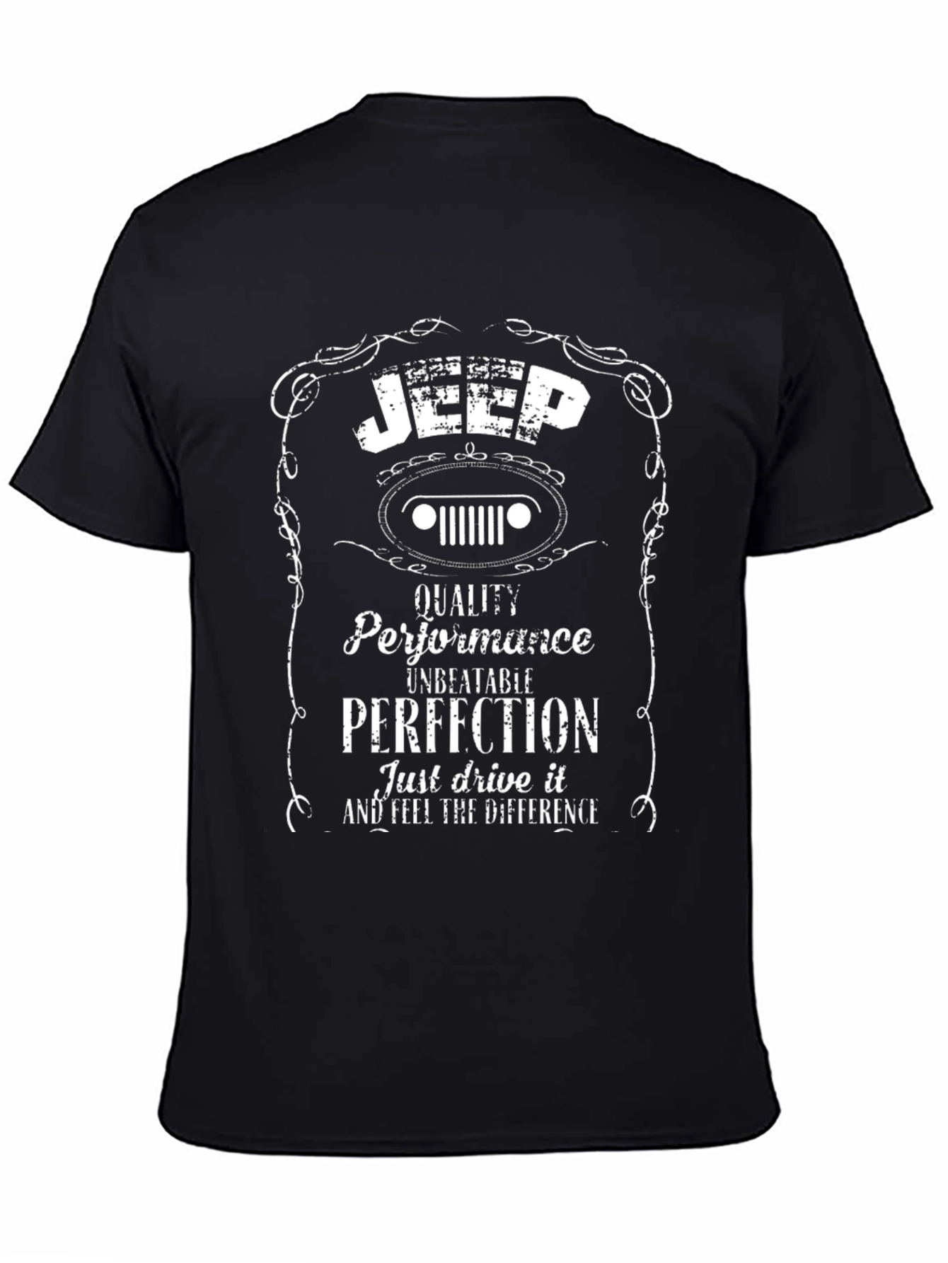 Jeep Quality Performance Perfection Black T-Shirt