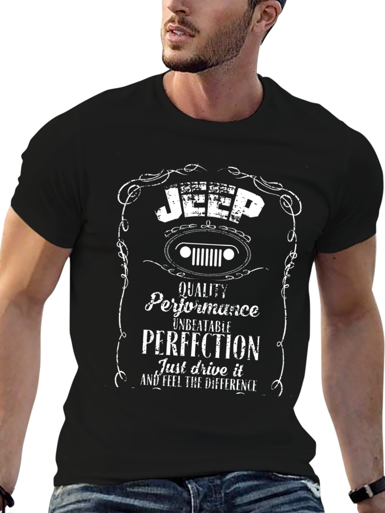 Jeep Quality Performance Perfection Black T-Shirt