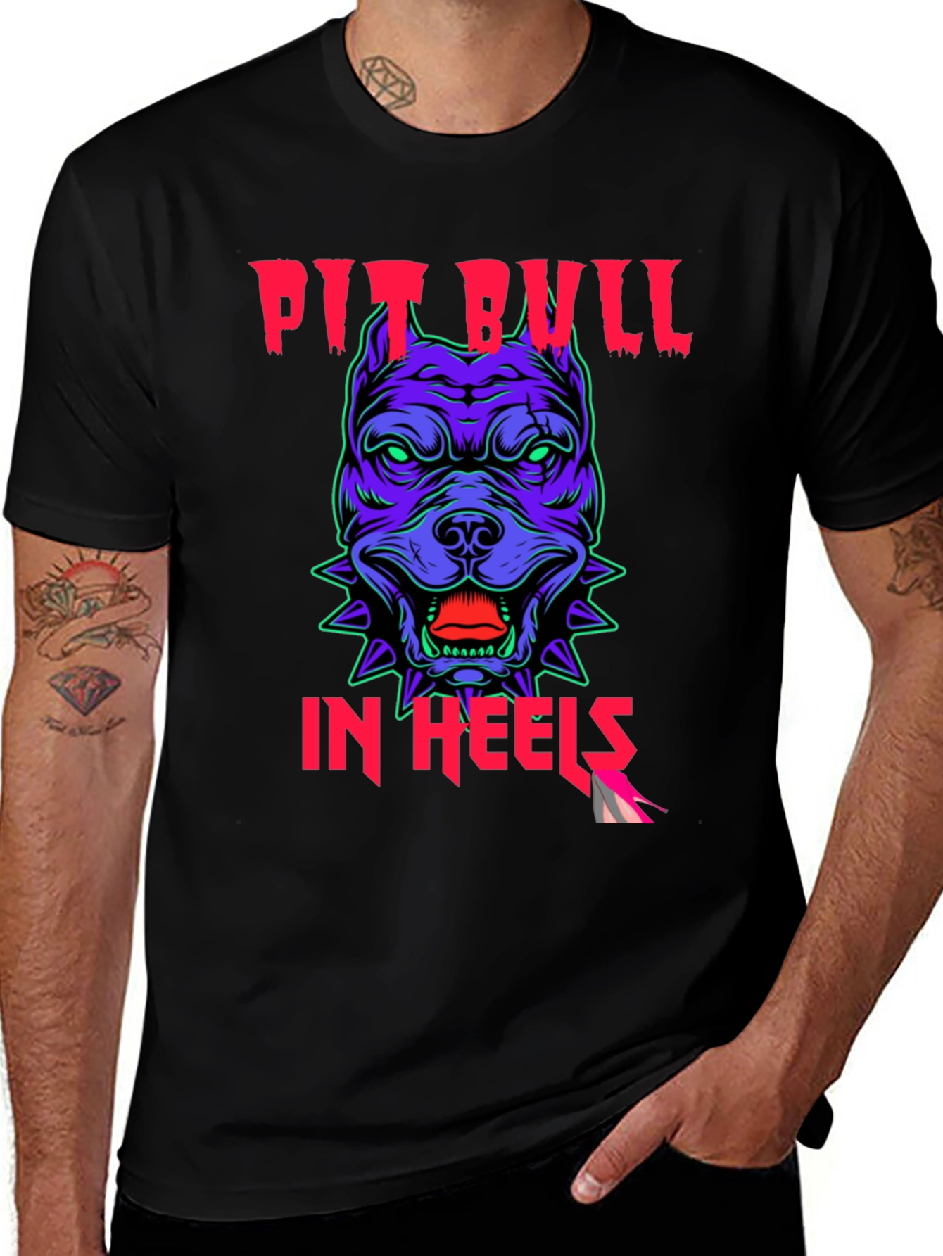 Pitbull in Heels Graphic Tee