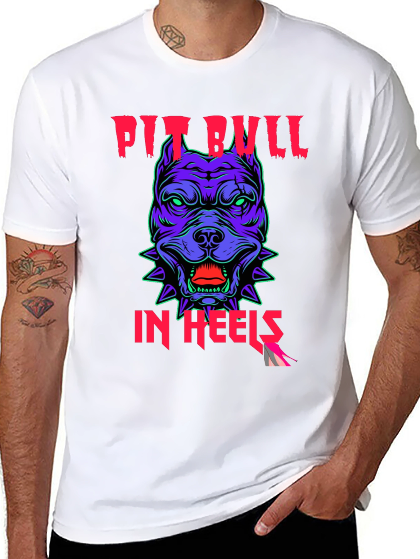 Pitbull in Heels Graphic Tee