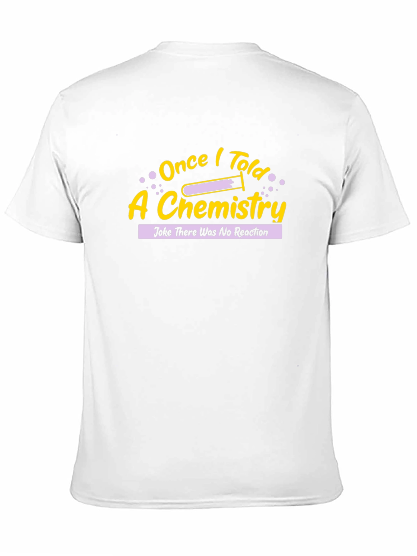 Chemistry Joke T-Shirt - No Reaction Tee