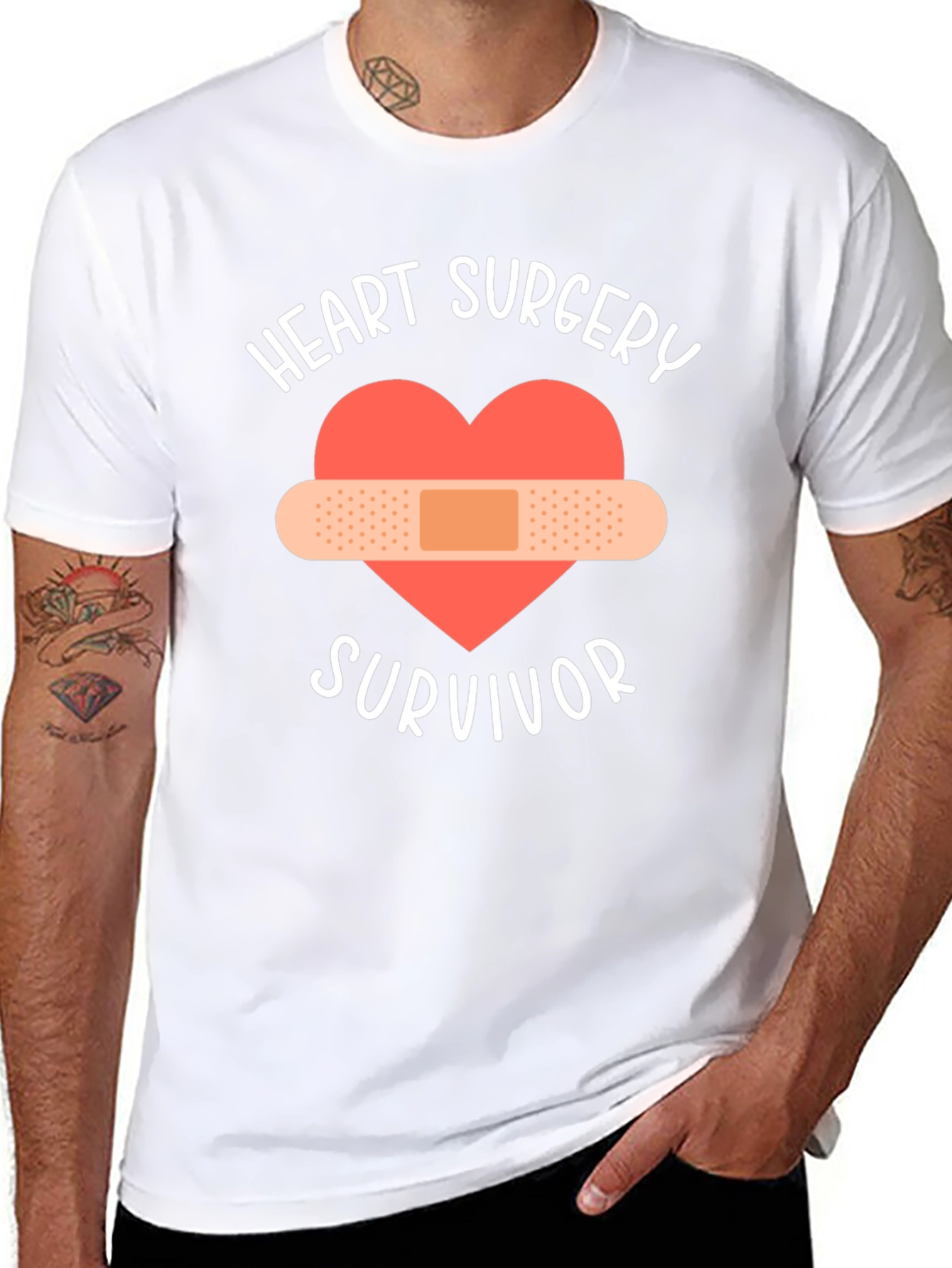Heart Surgery Survivor Graphic Tee