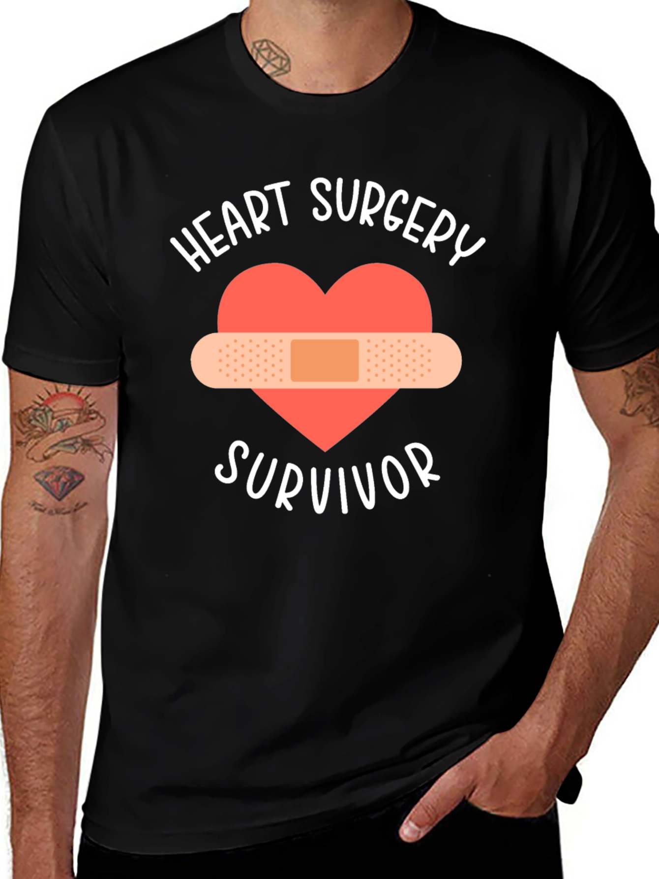 Heart Surgery Survivor Graphic Tee