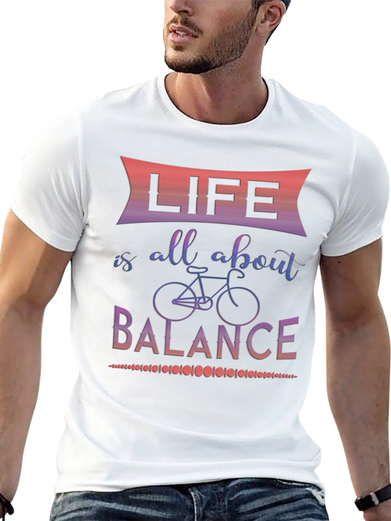 Life is all about balance graphic tee