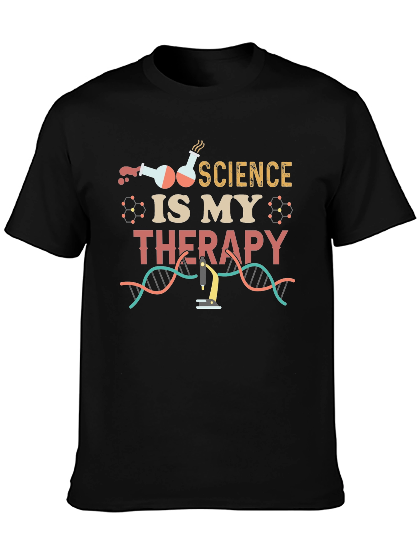 Science Is My Therapy T-Shirt - Scientist Gift