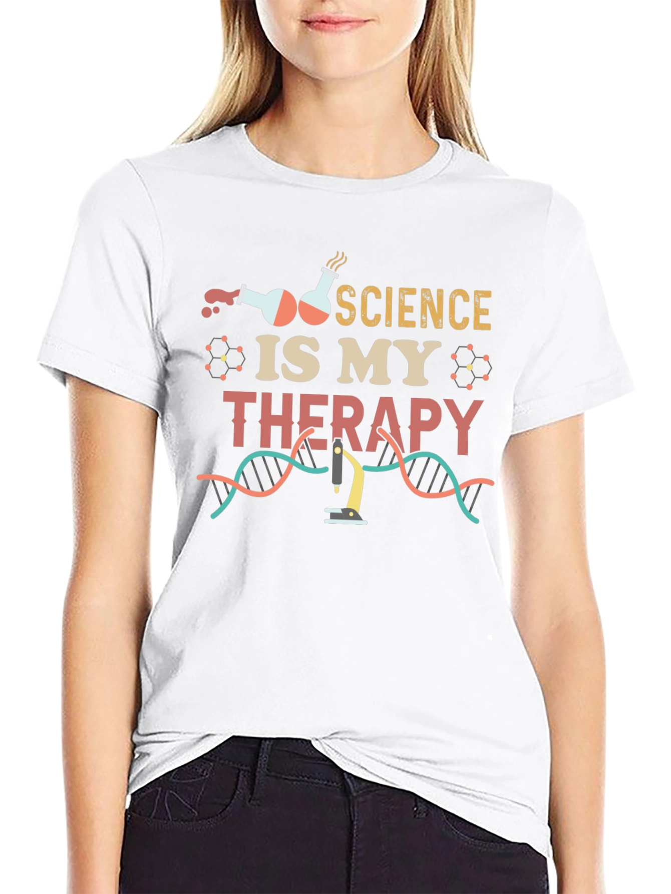 Science Is My Therapy T-Shirt - Scientist Gift