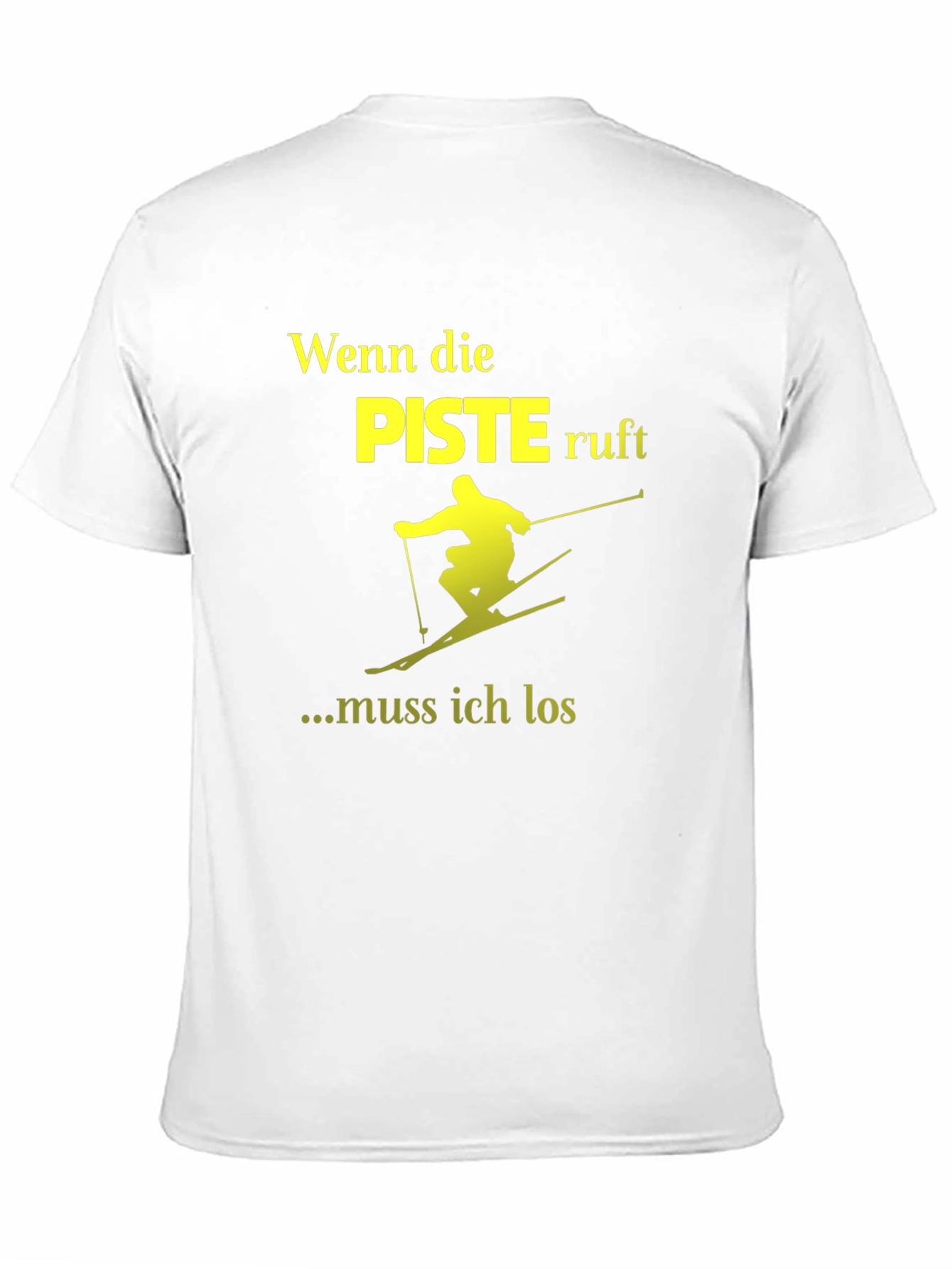 Wenn Die Piste Ruft Skiing T-Shirt