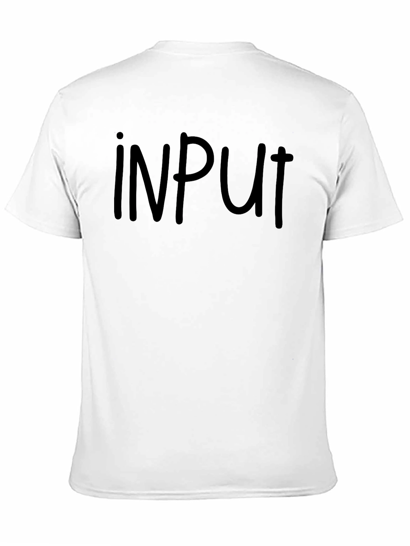 Input Black Graphic Tee - Comfortable and Stylish