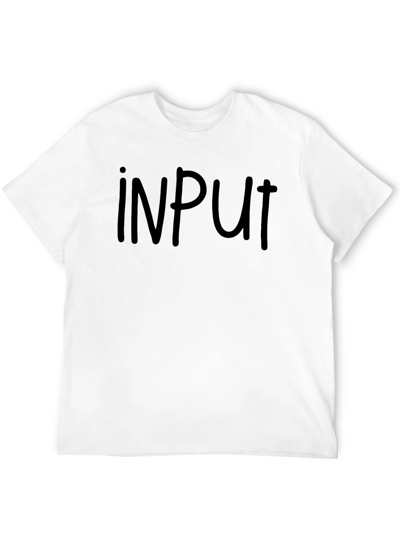 Input Black Graphic Tee - Comfortable and Stylish