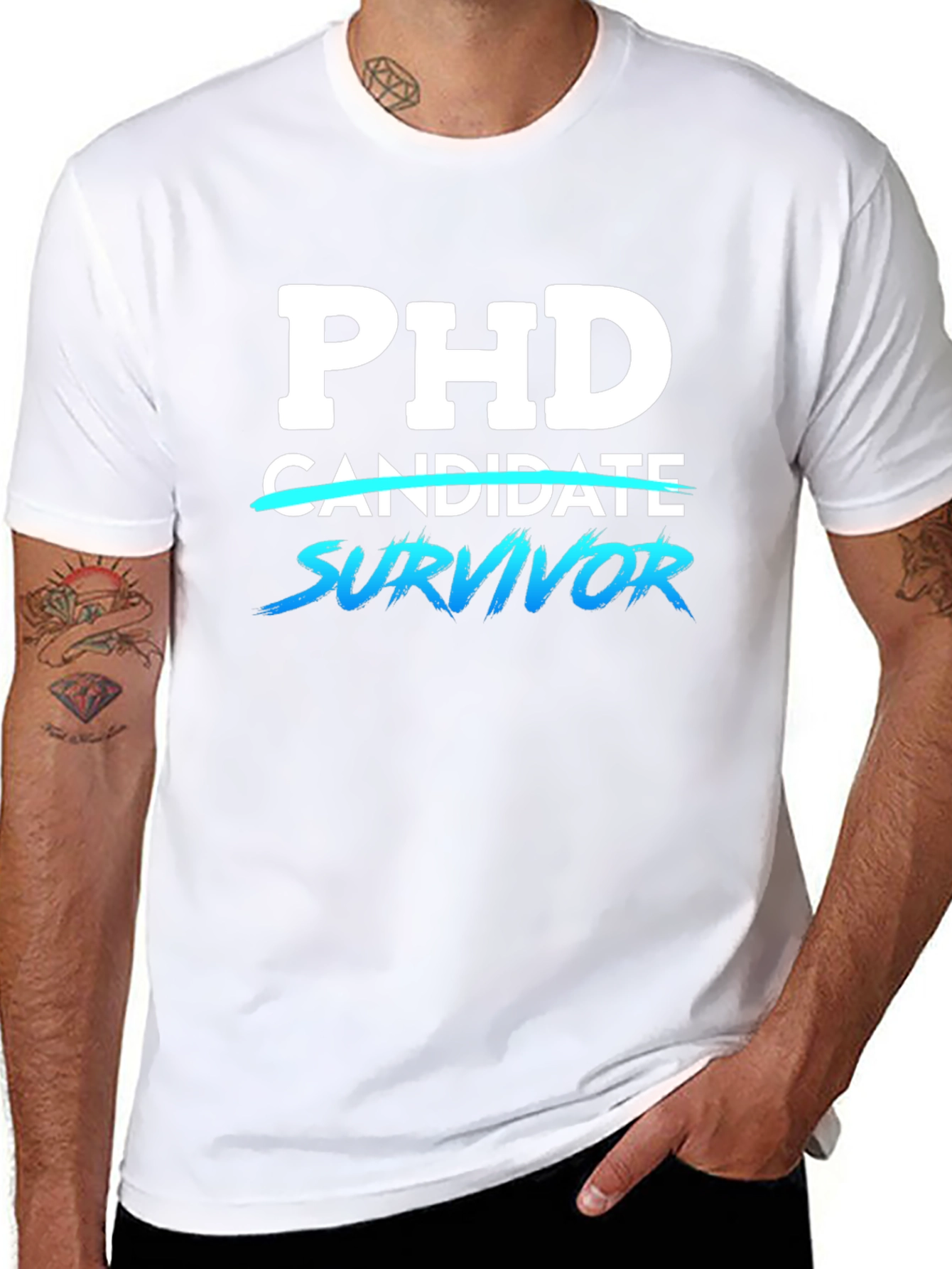 PhD Survivor T-Shirt - Graduate School Humor