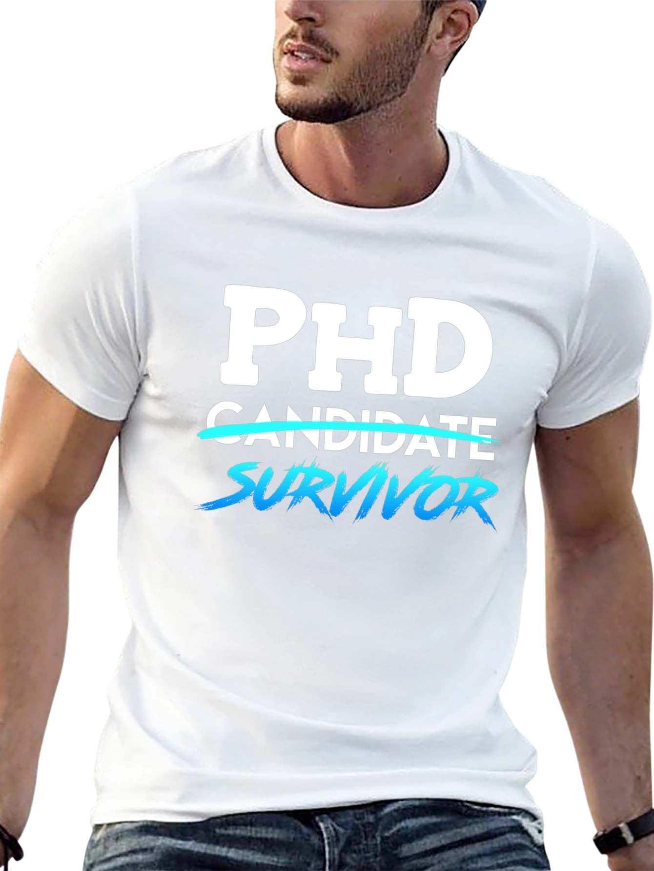 PhD Survivor T-Shirt - Graduate School Humor