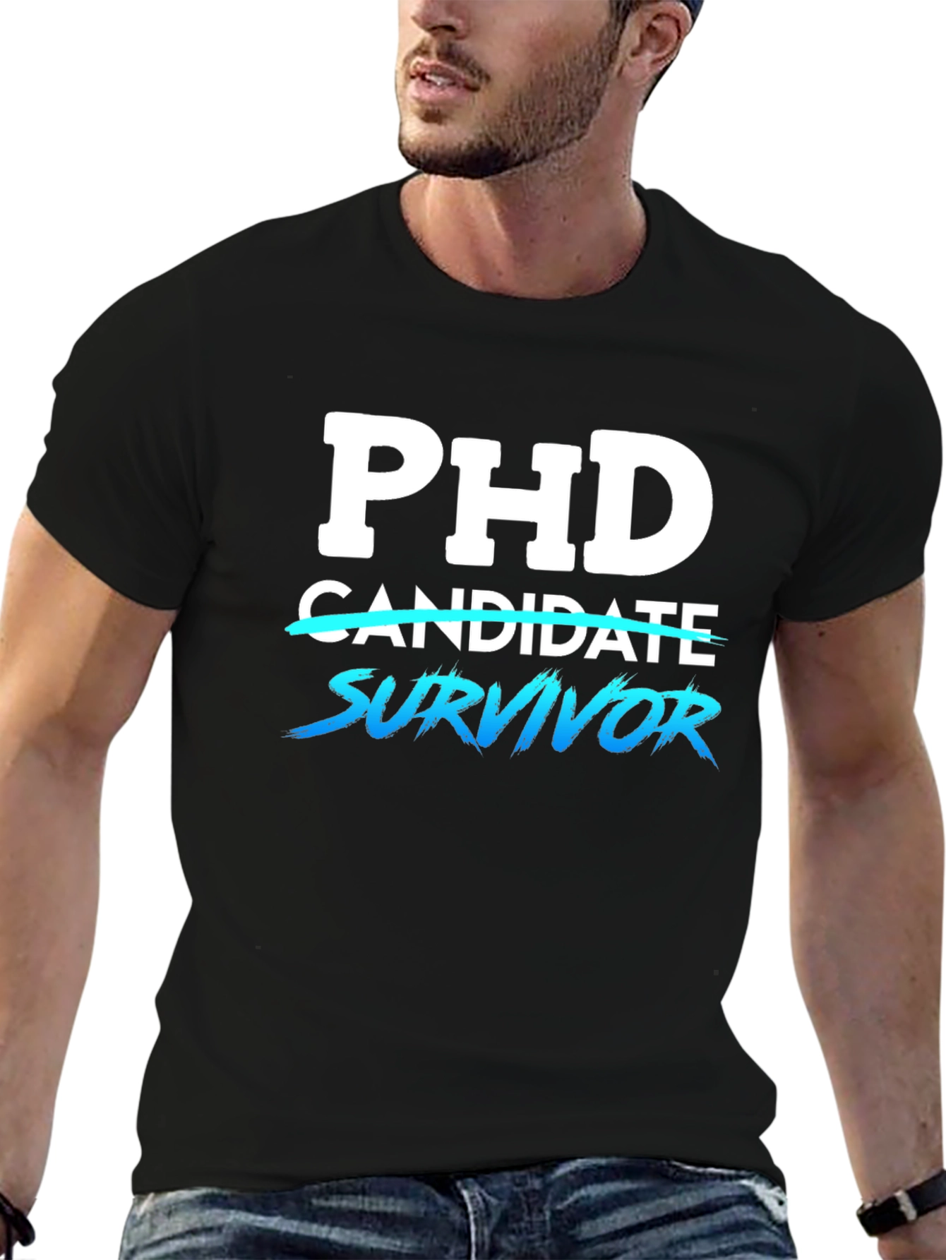 PhD Survivor T-Shirt - Graduate School Humor