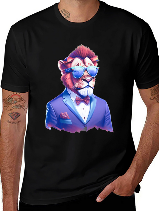 Lion Suit T-Shirt - Cool Graphic Tee