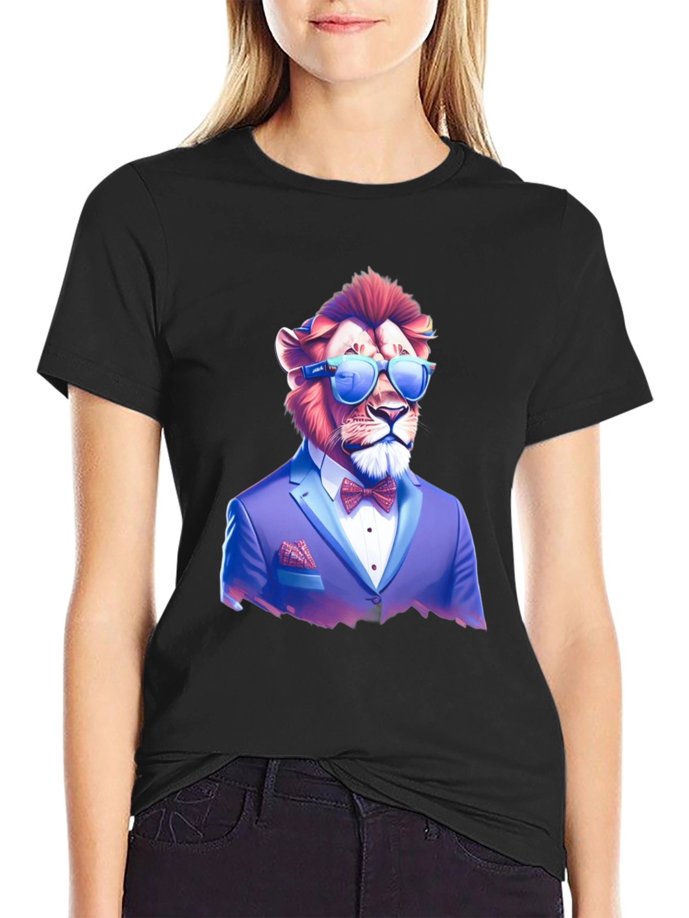 Lion Suit T-Shirt - Cool Graphic Tee