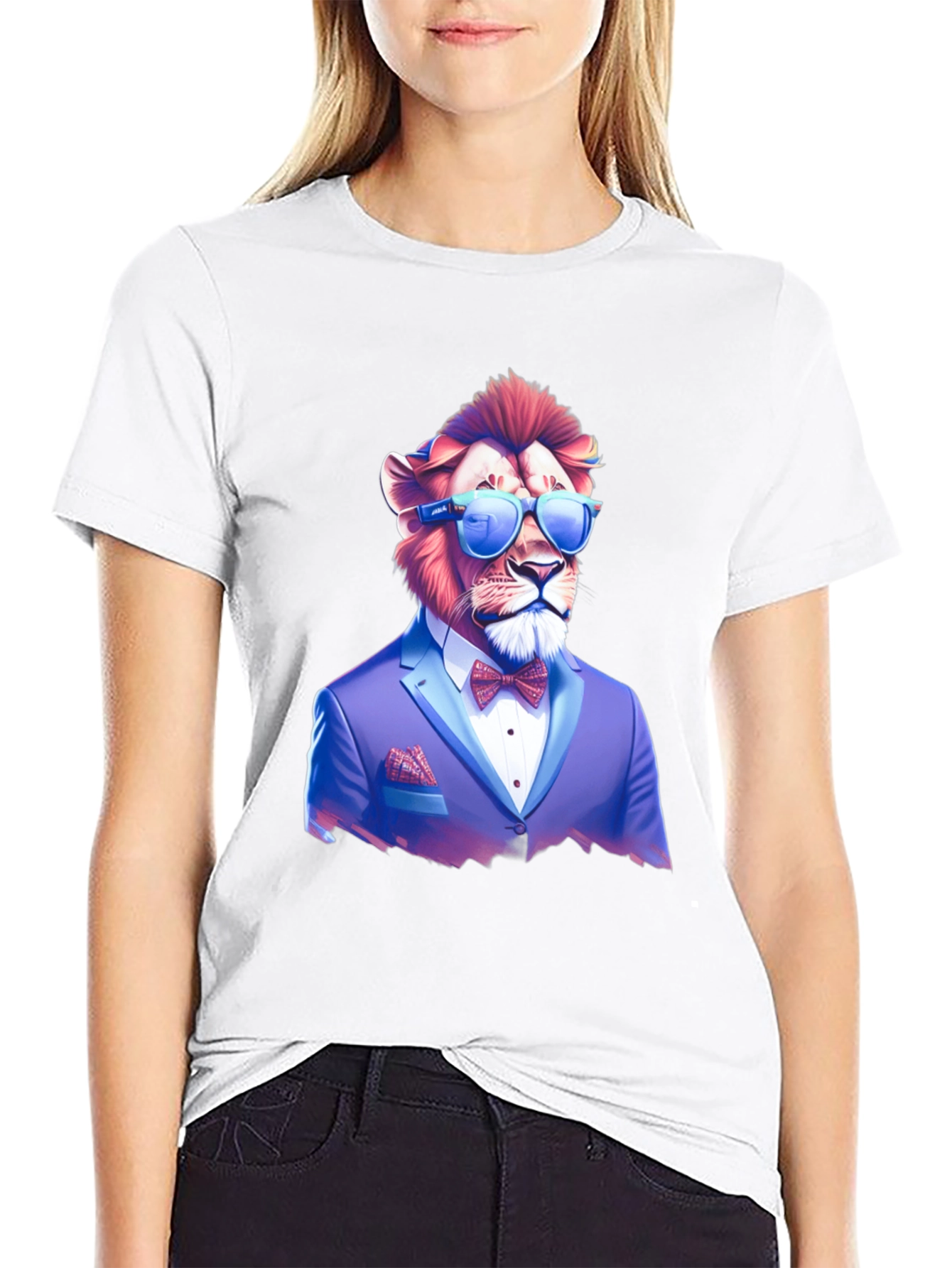 Lion Suit T-Shirt - Cool Graphic Tee