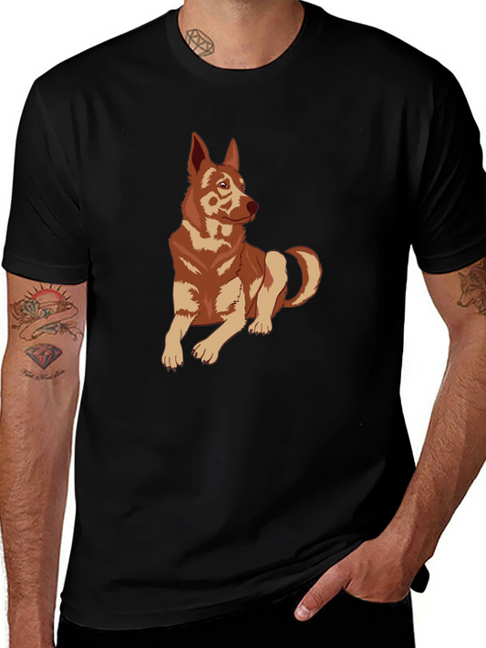 Dog Graphic Tee - Stylish Casual Wear