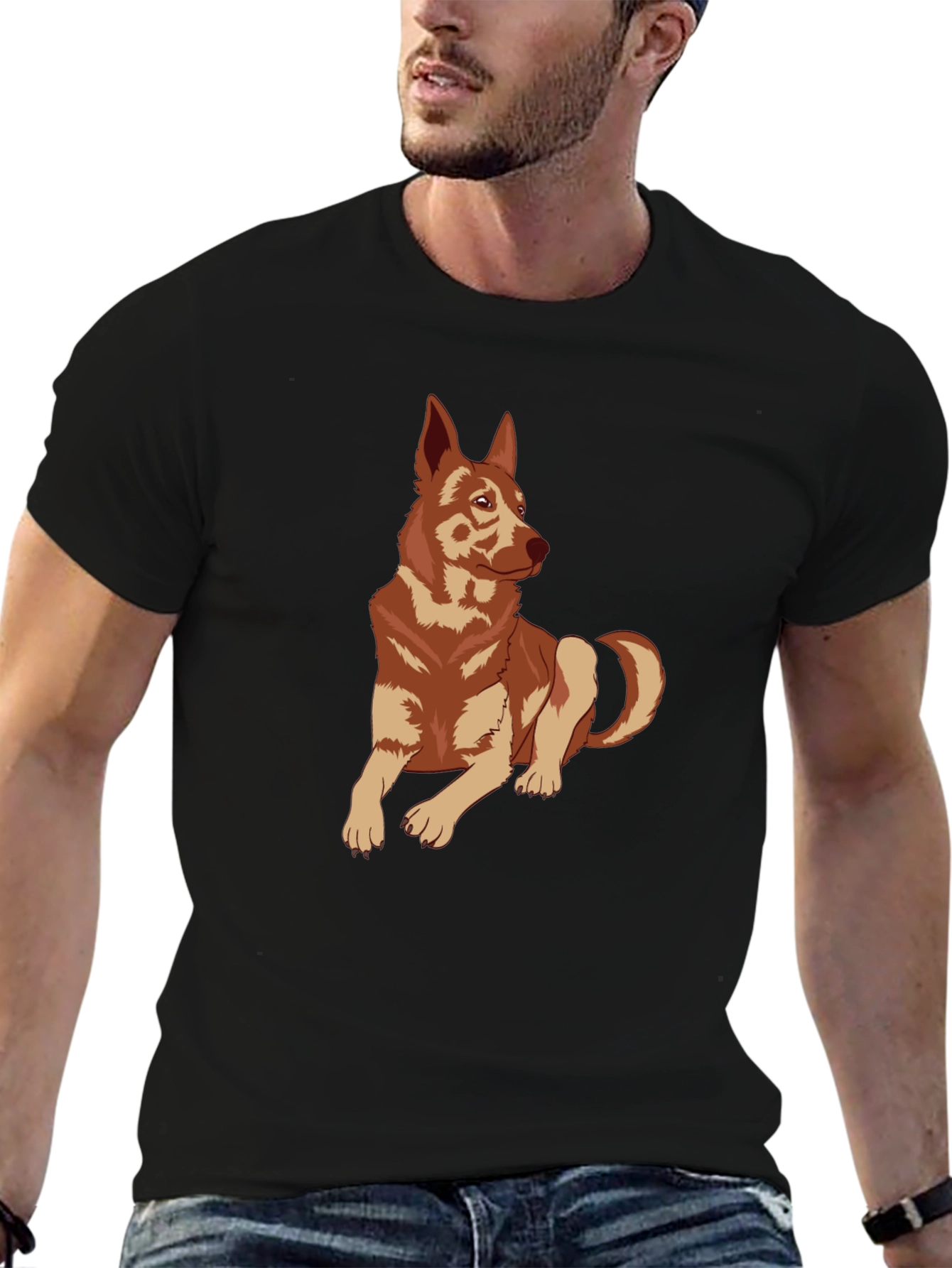 Dog Graphic Tee - Stylish Casual Wear