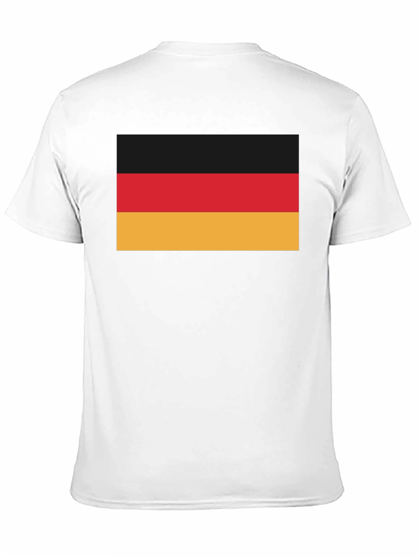 German Flag T-Shirt - Black Crew Neck Tee