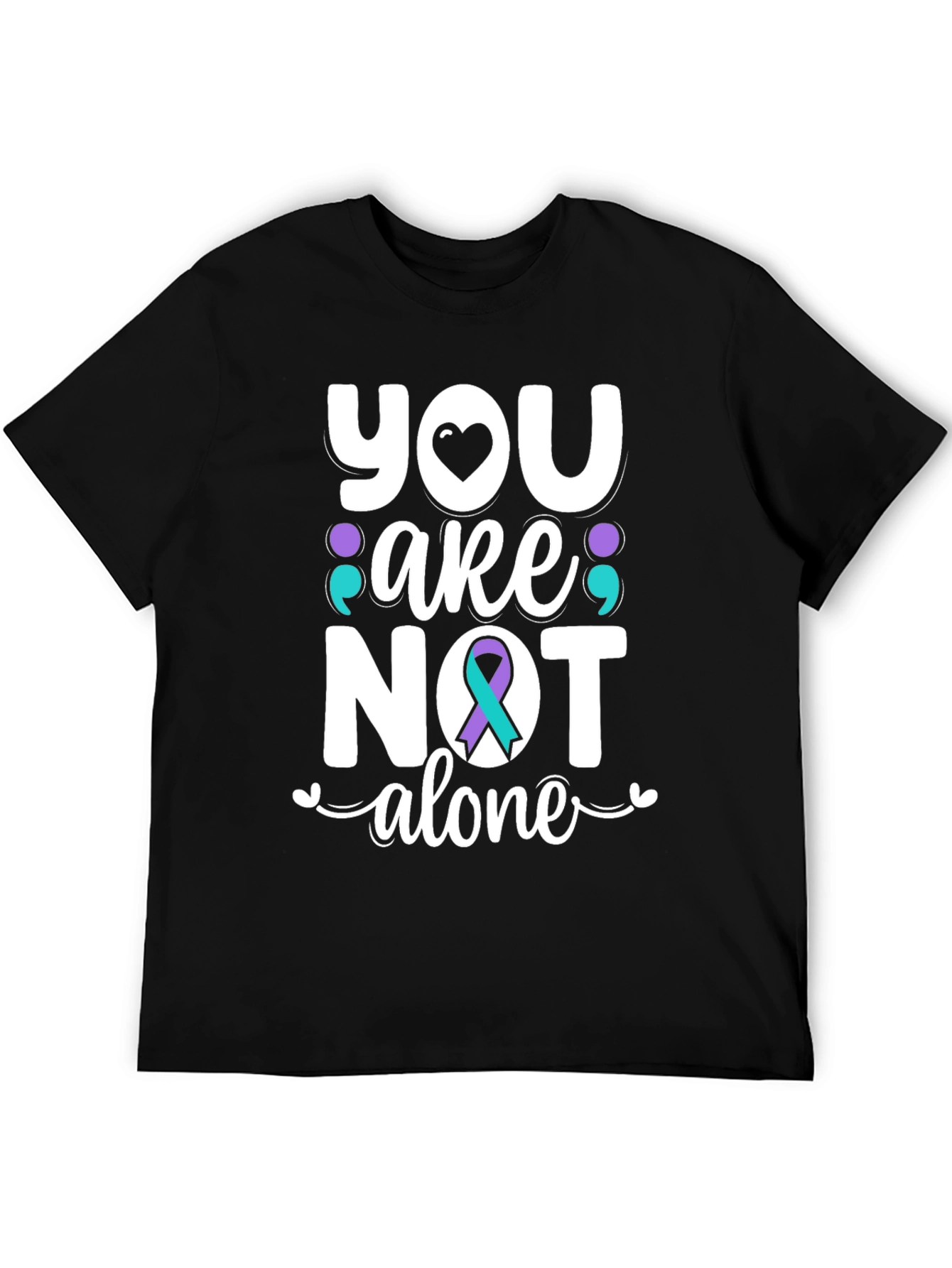 You Are Not Alone T-Shirt Suicide Awareness