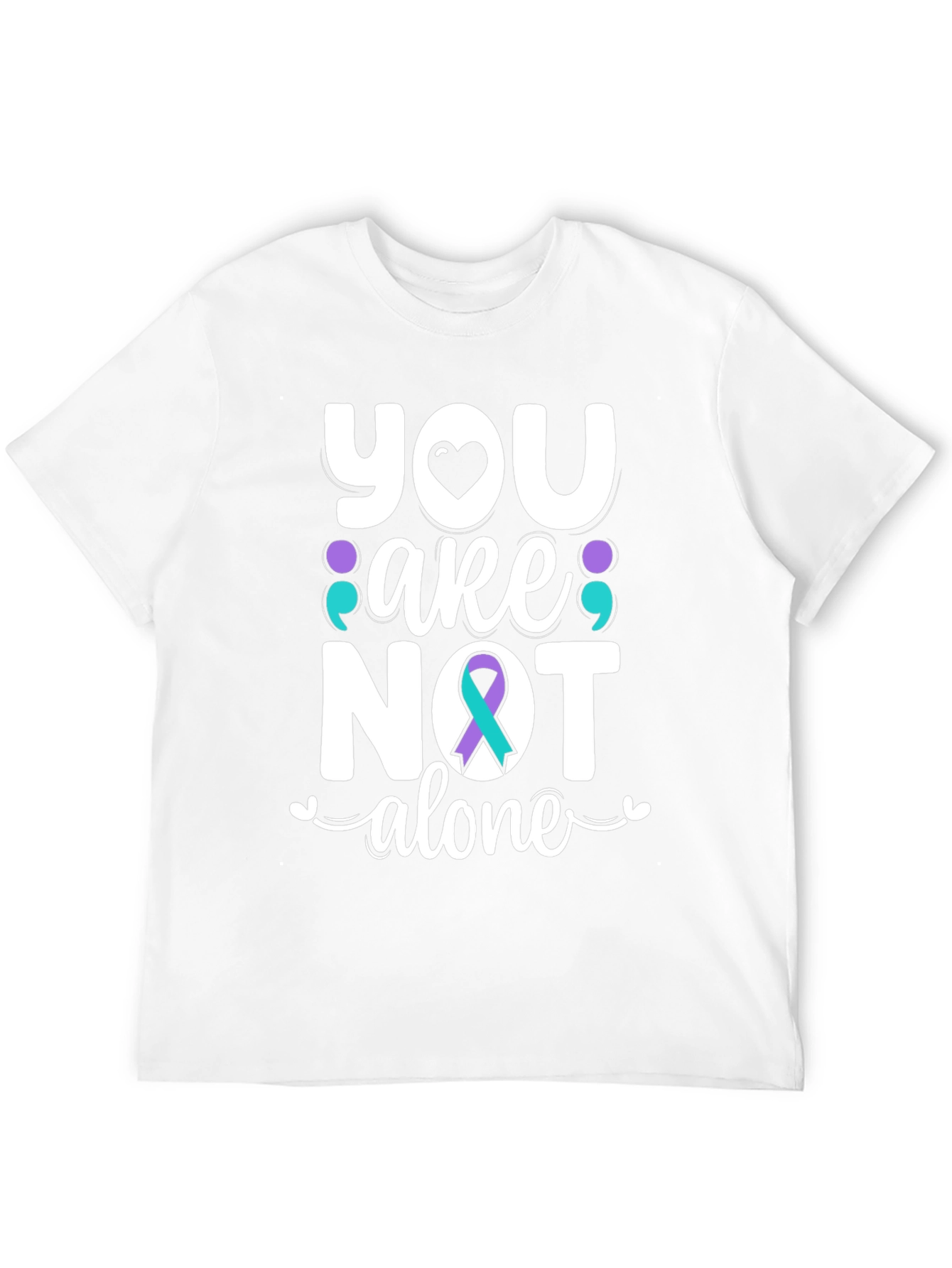 You Are Not Alone T-Shirt Suicide Awareness