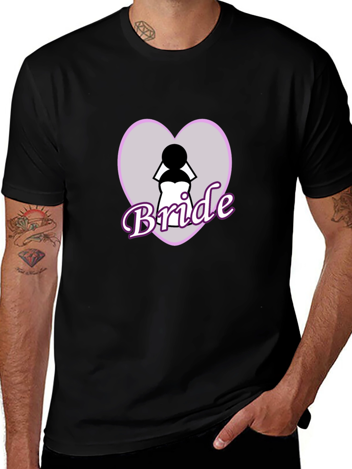 Bride-To-Be Graphic Tee - Black
