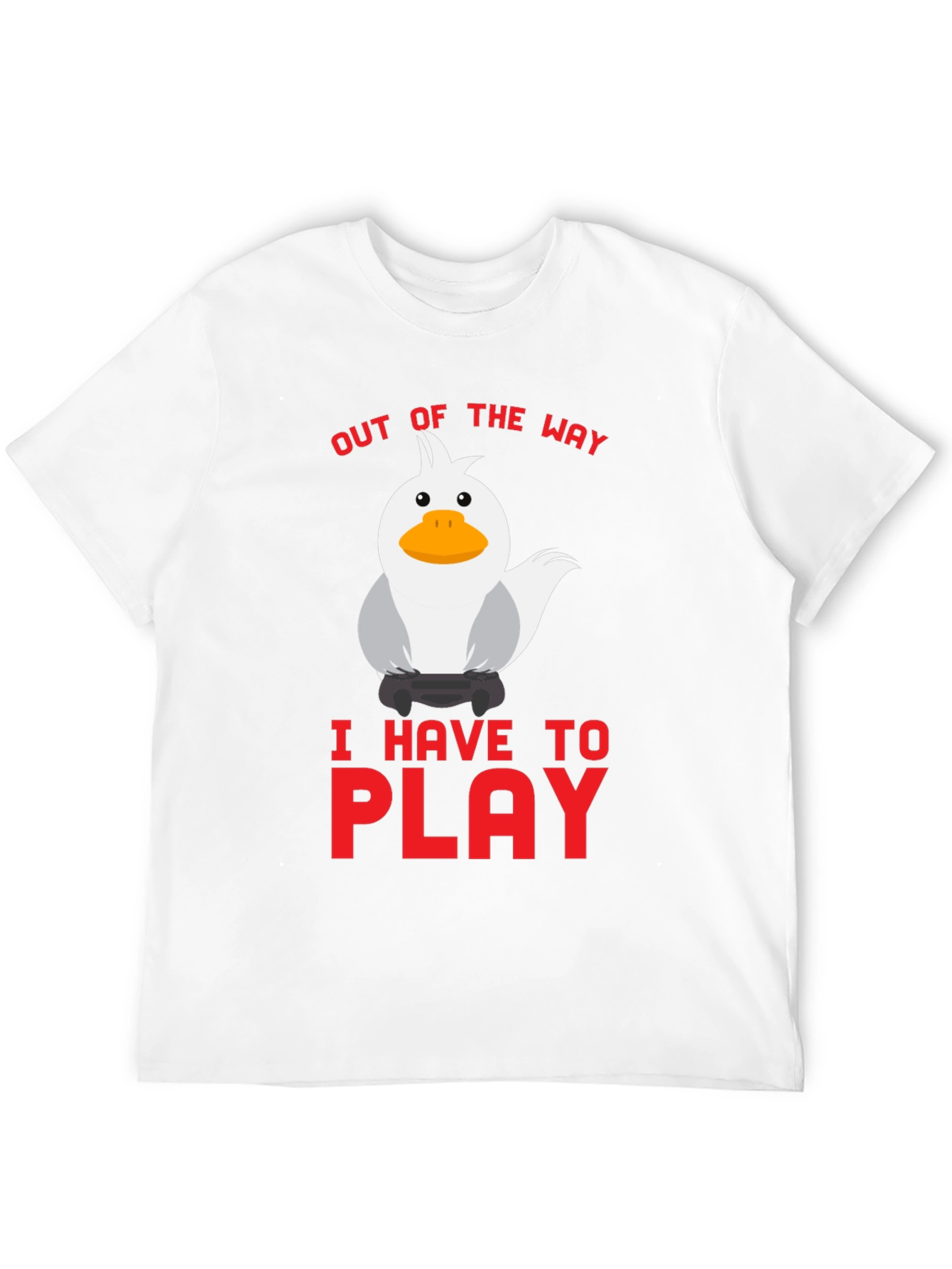Out of the Way - Gaming Duck T-Shirt