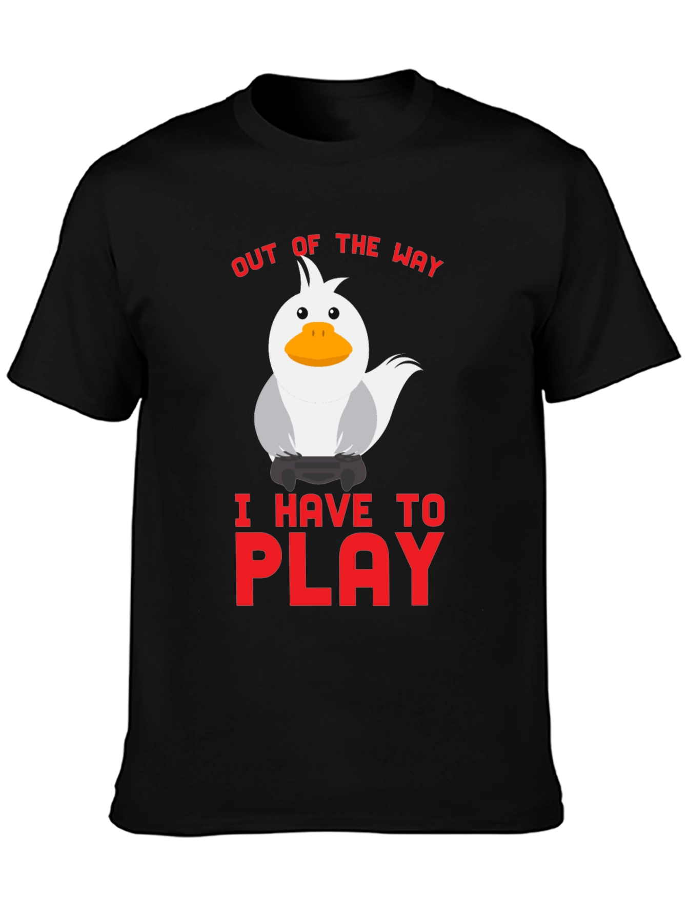Out of the Way - Gaming Duck T-Shirt