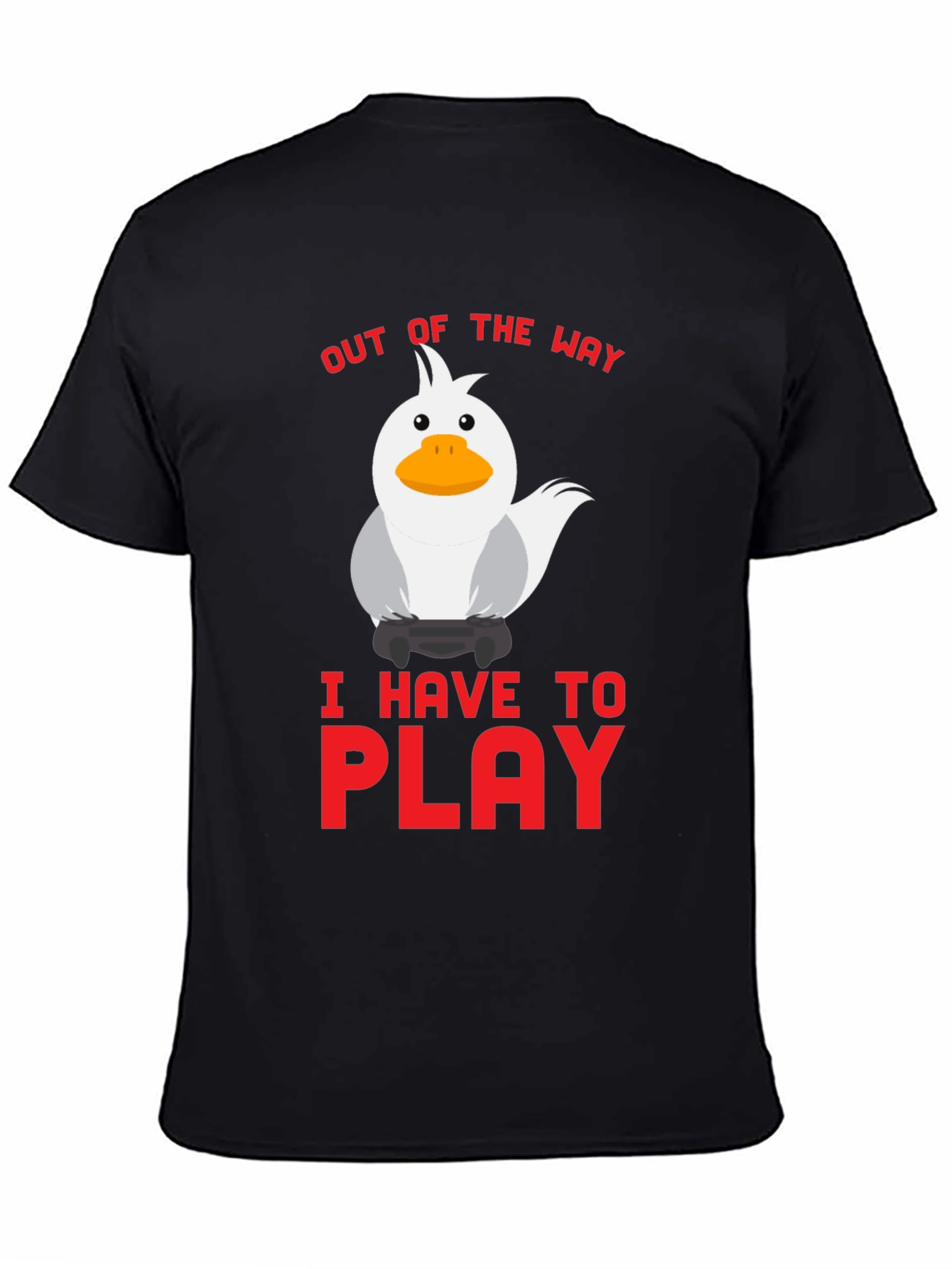 Out of the Way - Gaming Duck T-Shirt