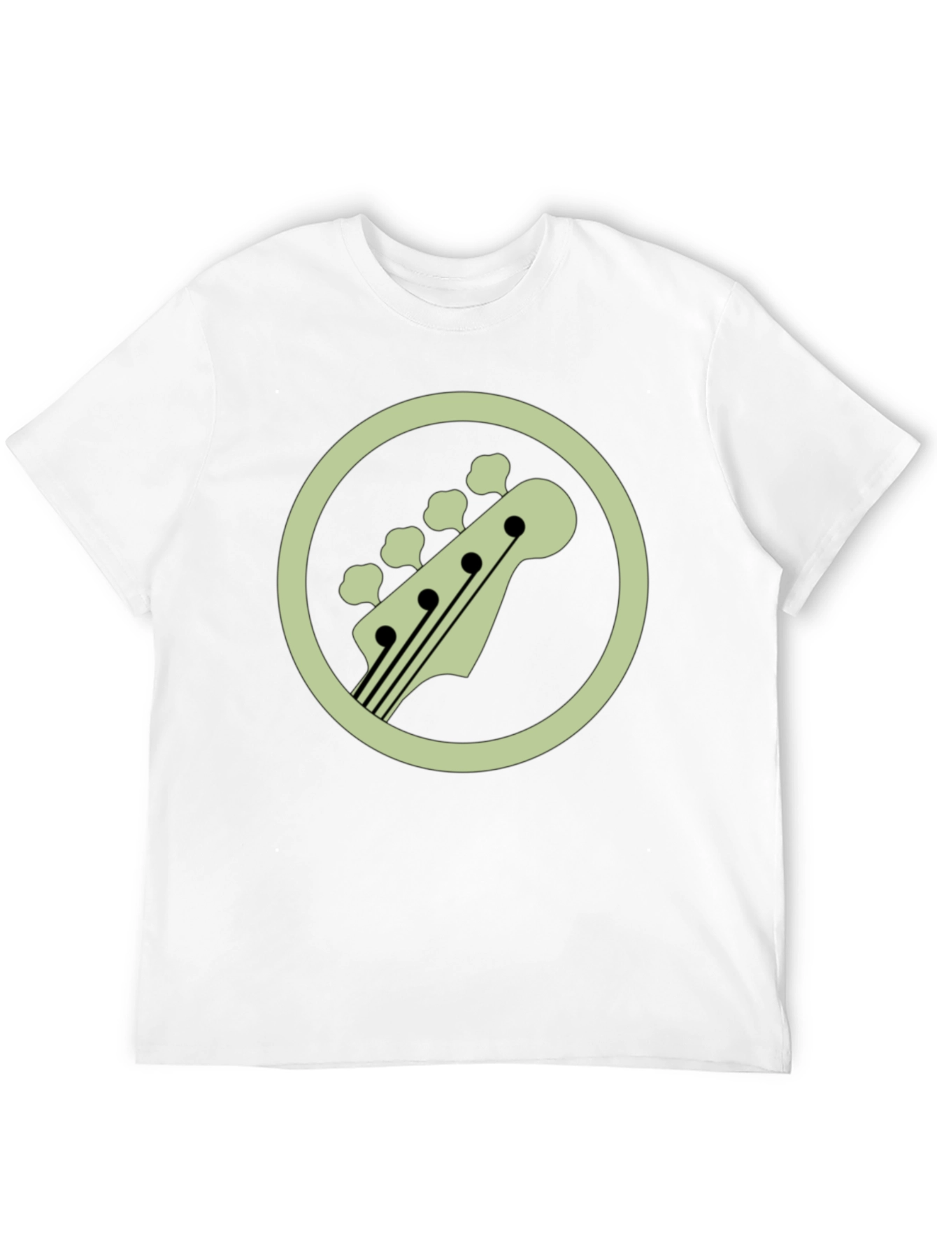 Bass Guitar Head T-Shirt - Cool Musician Tee