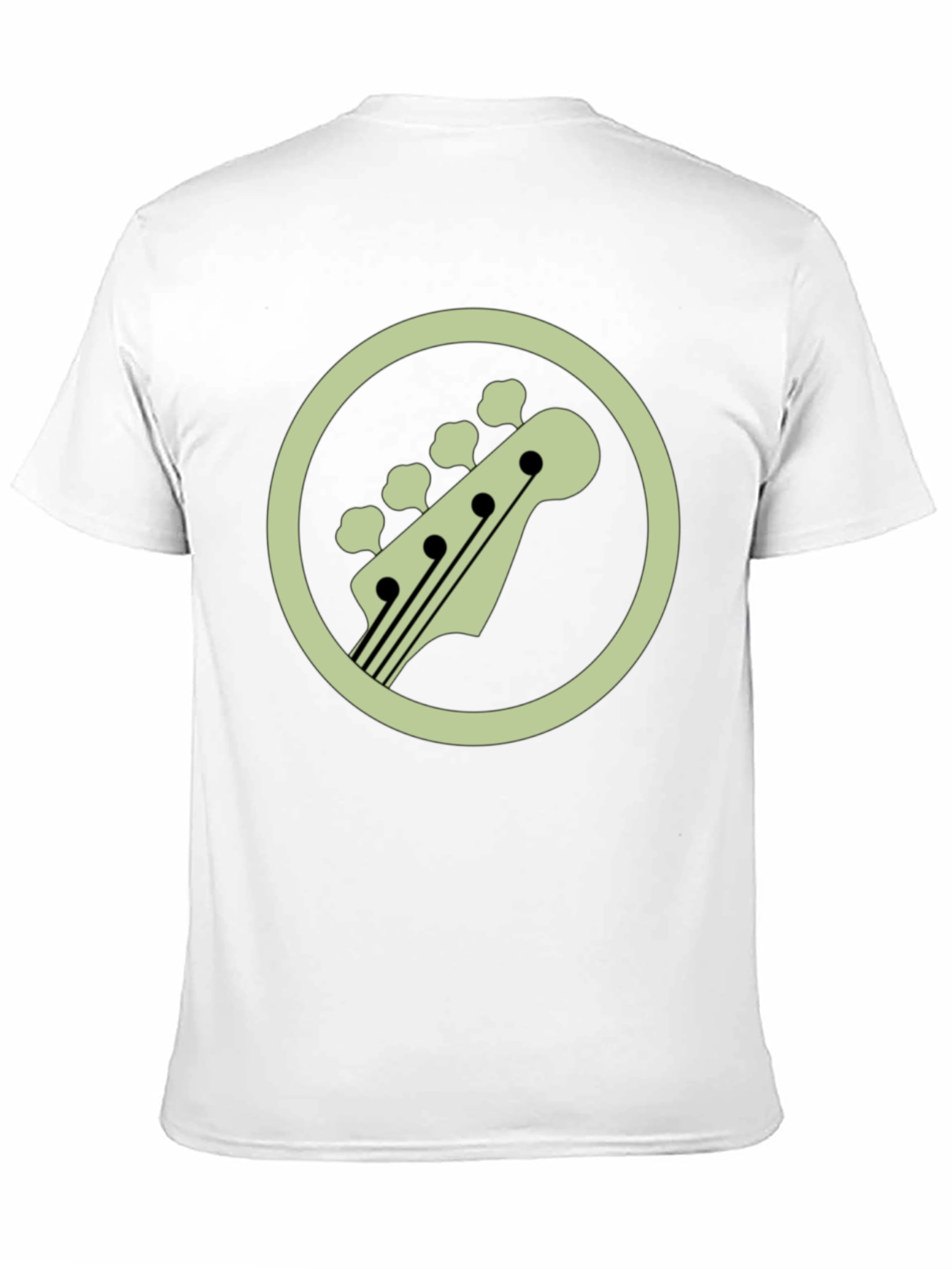 Bass Guitar Head T-Shirt - Cool Musician Tee