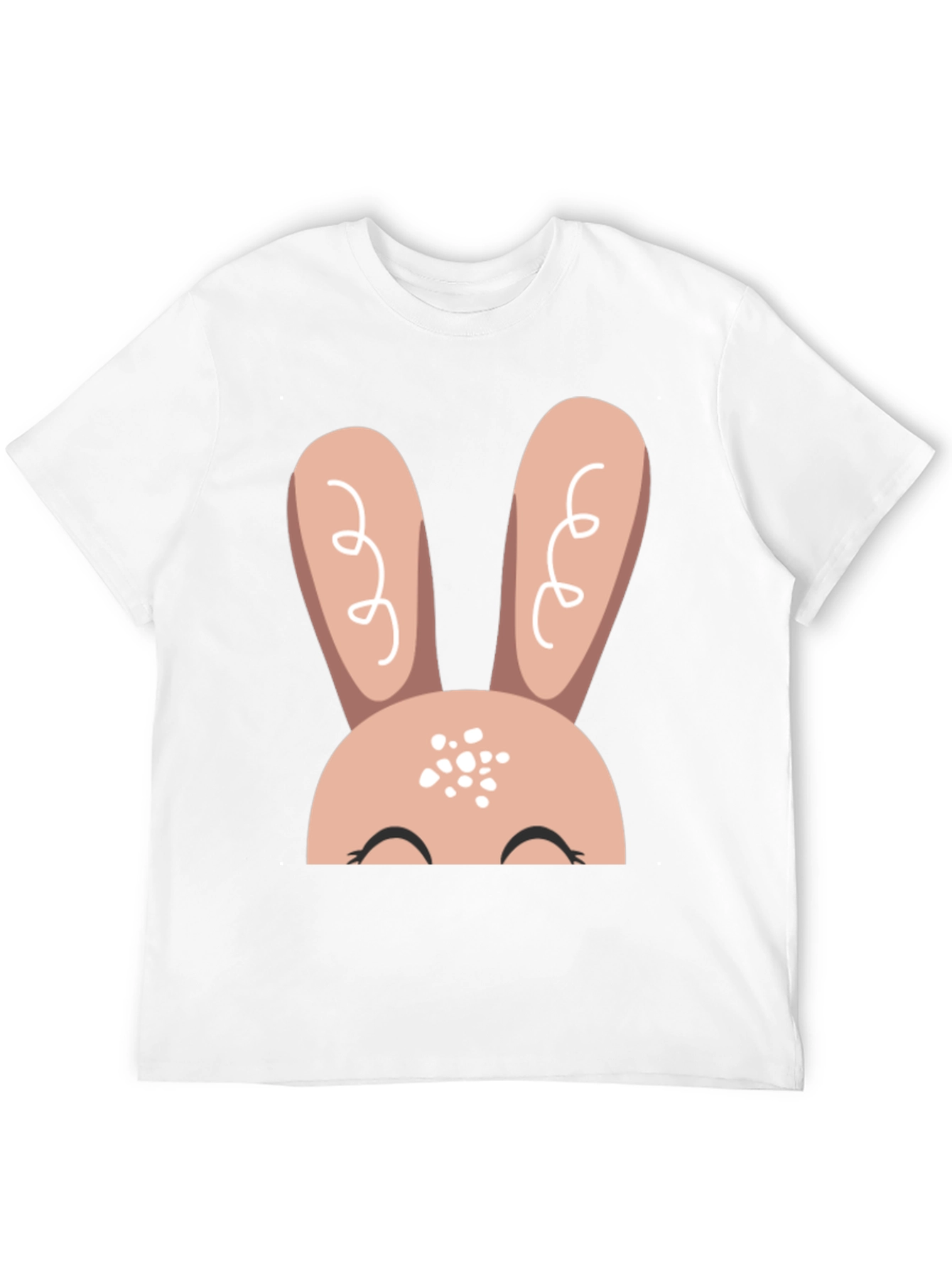 Cute Easter Bunny T-Shirt - Black
