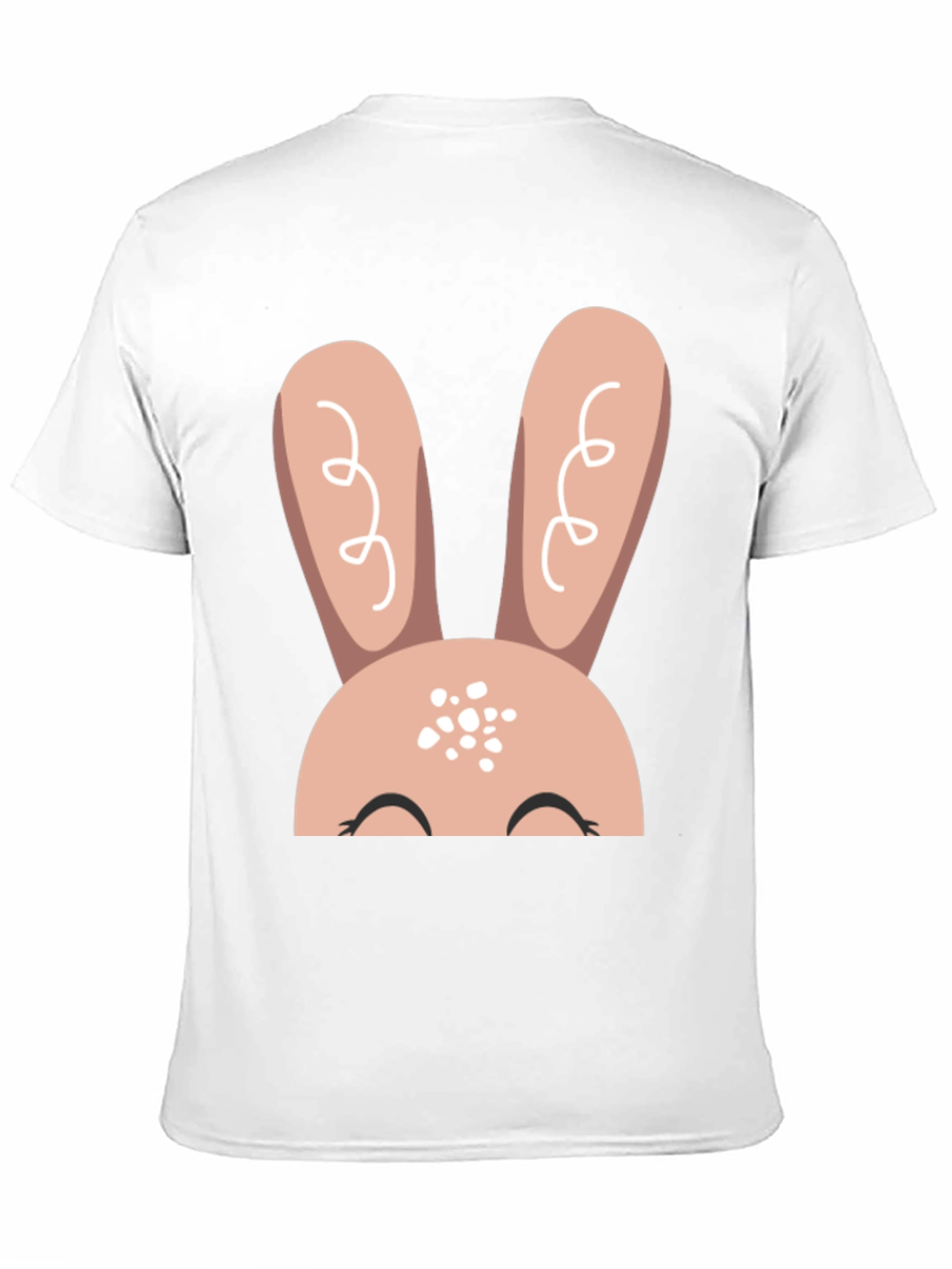 Cute Easter Bunny T-Shirt - Black