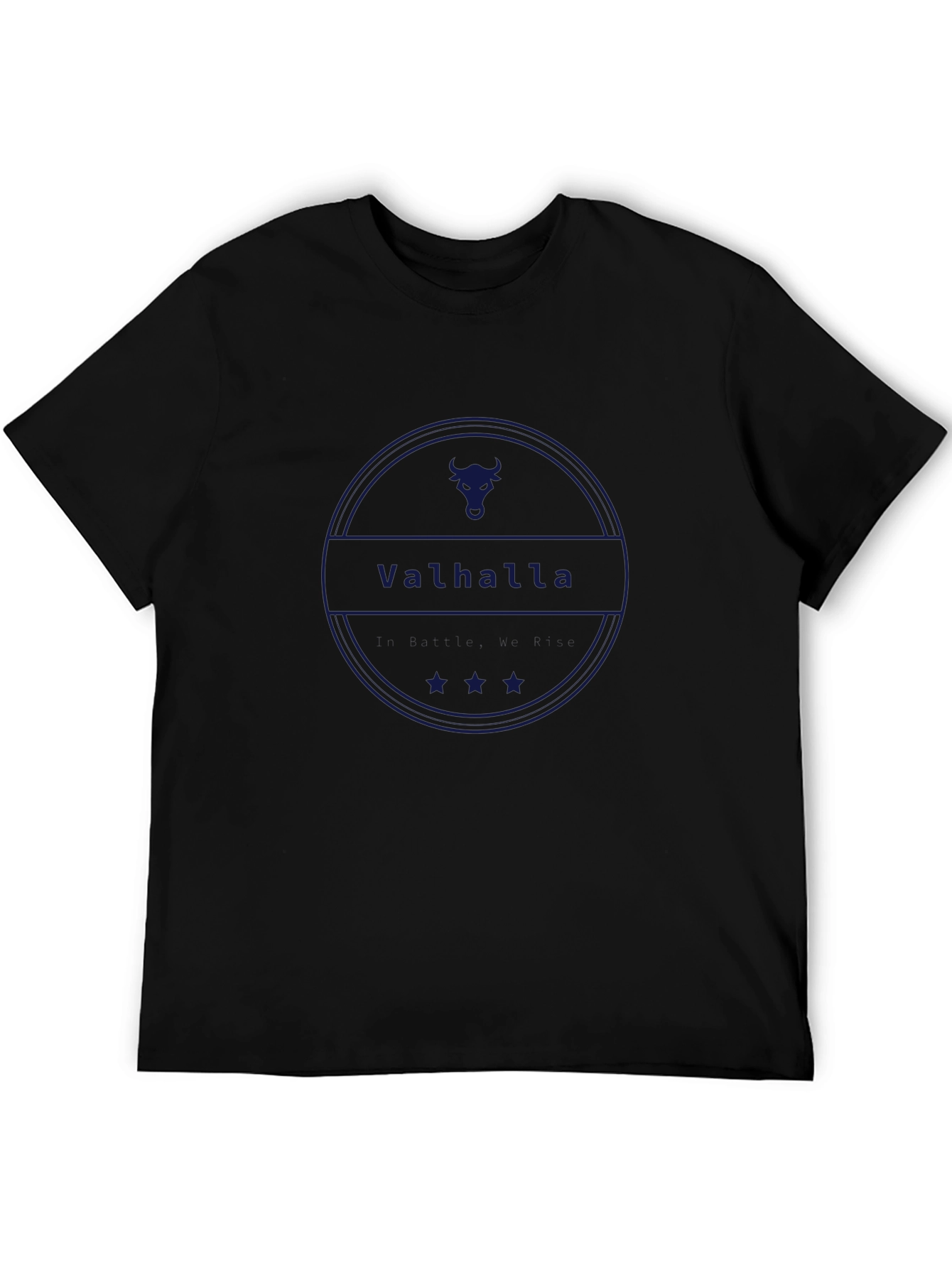 Valhalla Viking Graphic Tee - Black