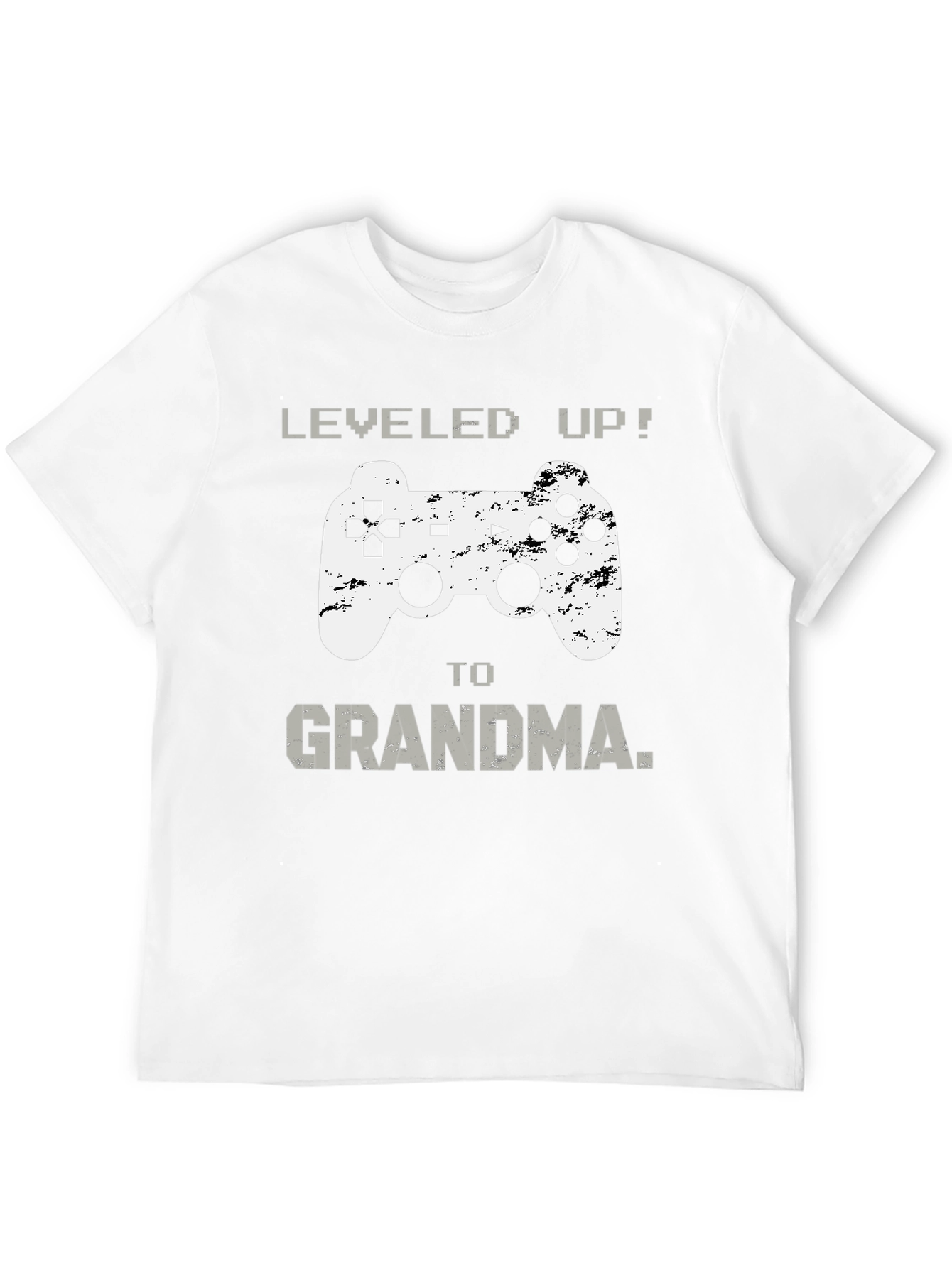 Leveled Up to Grandma T-Shirt Gamer Gift