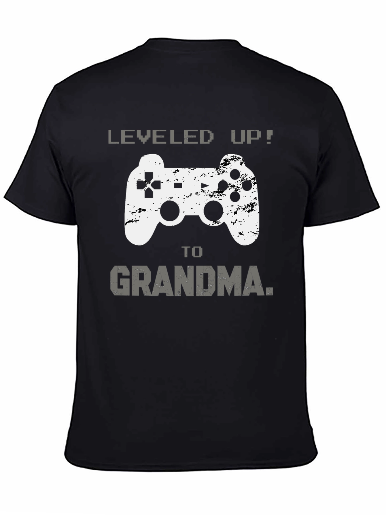 Leveled Up to Grandma T-Shirt Gamer Gift