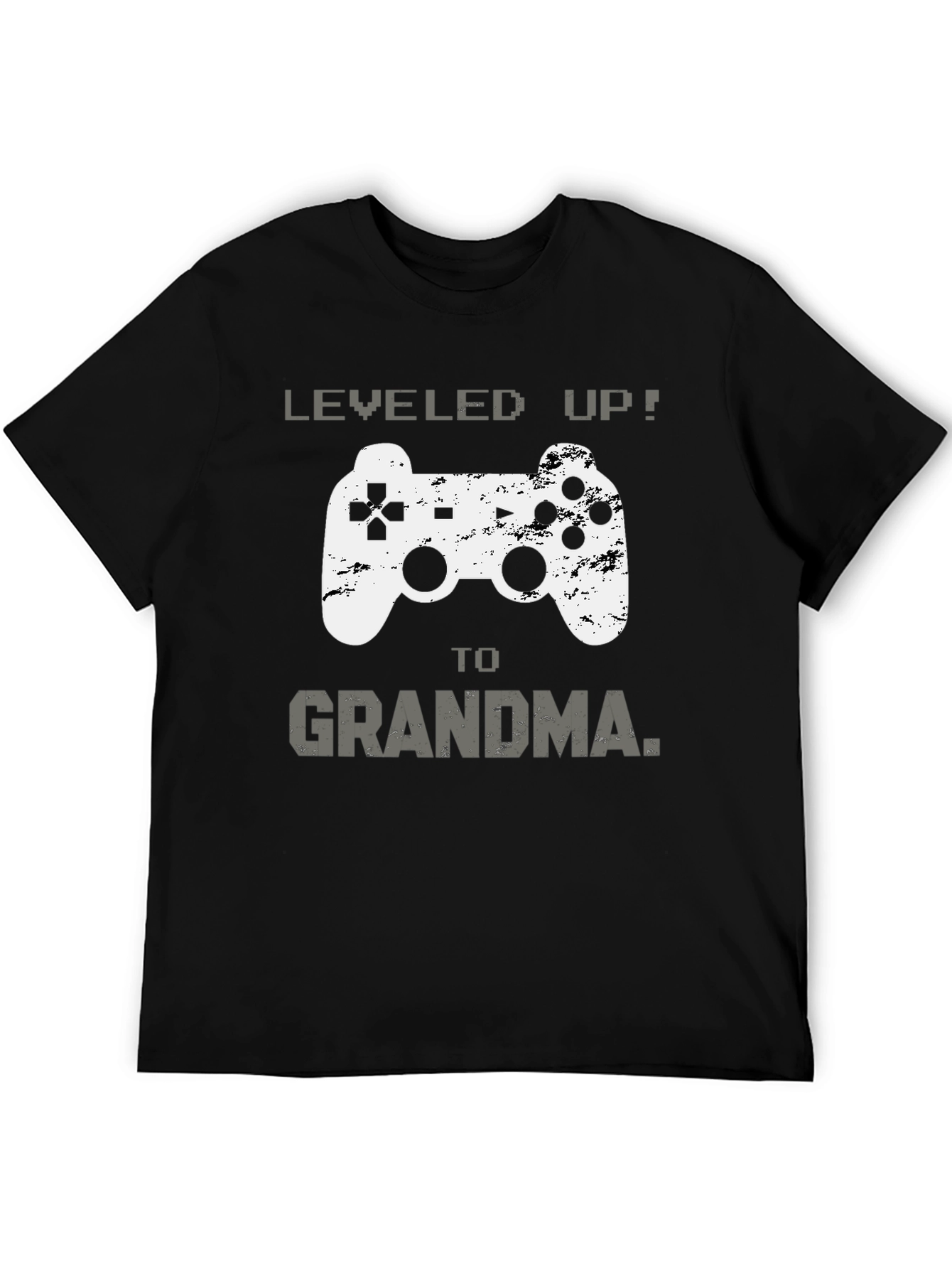 Leveled Up to Grandma T-Shirt Gamer Gift