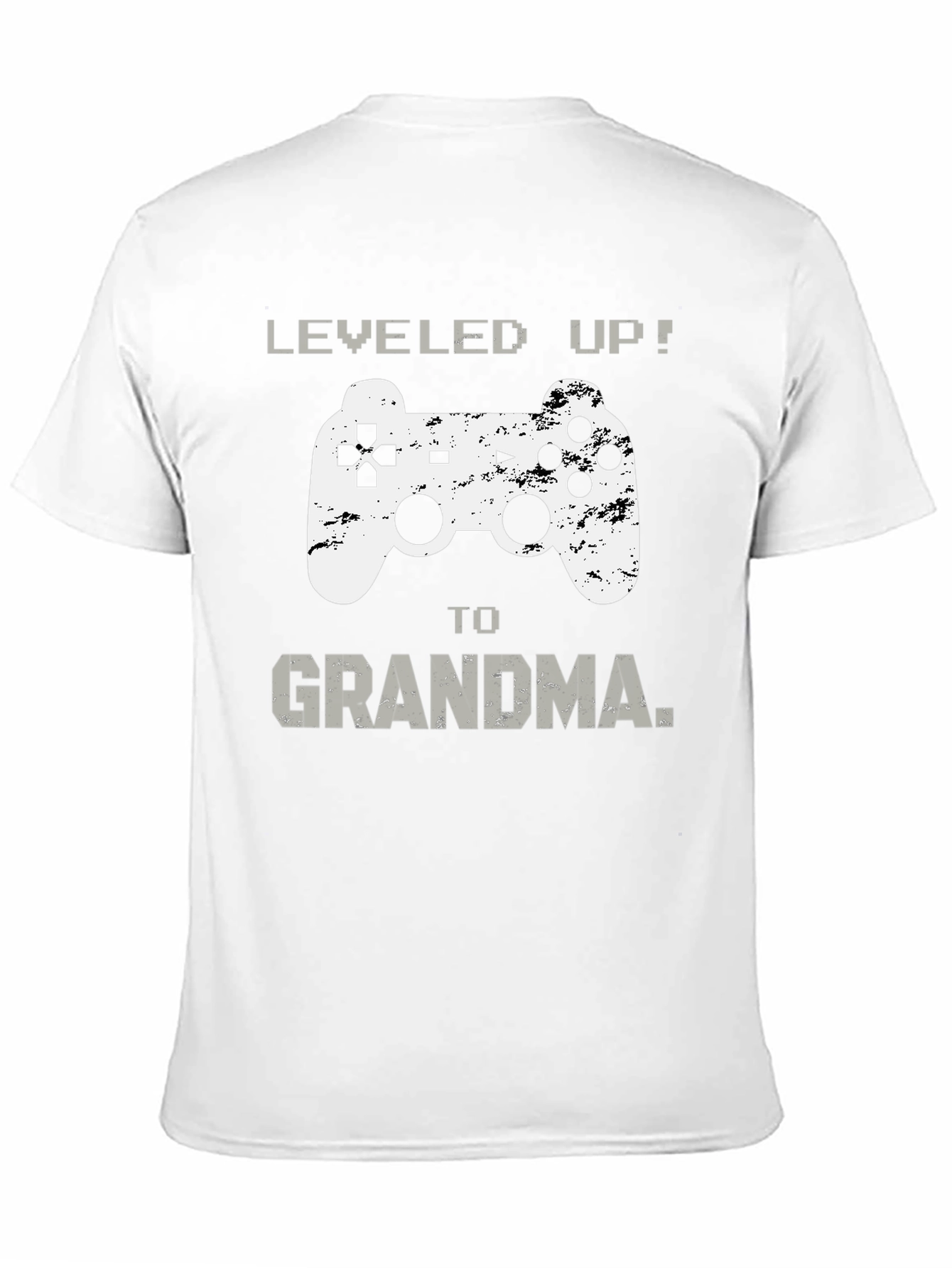 Leveled Up to Grandma T-Shirt Gamer Gift