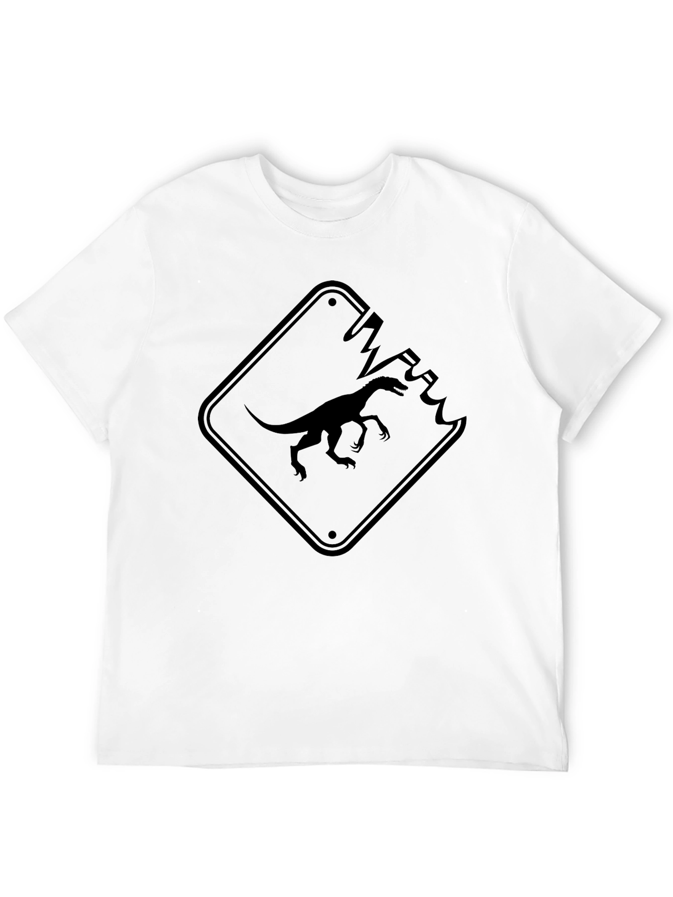 Dinosaur Sign T-Shirt - Graphic Tee