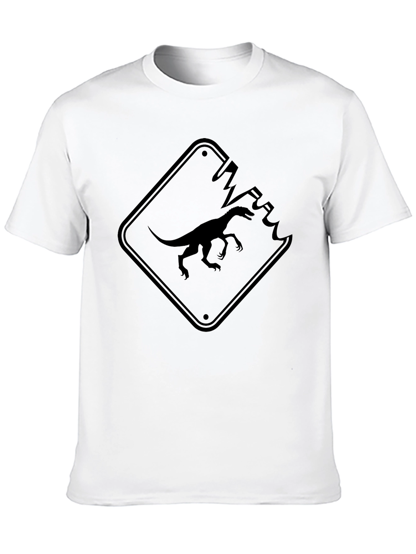 Dinosaur Sign T-Shirt - Graphic Tee